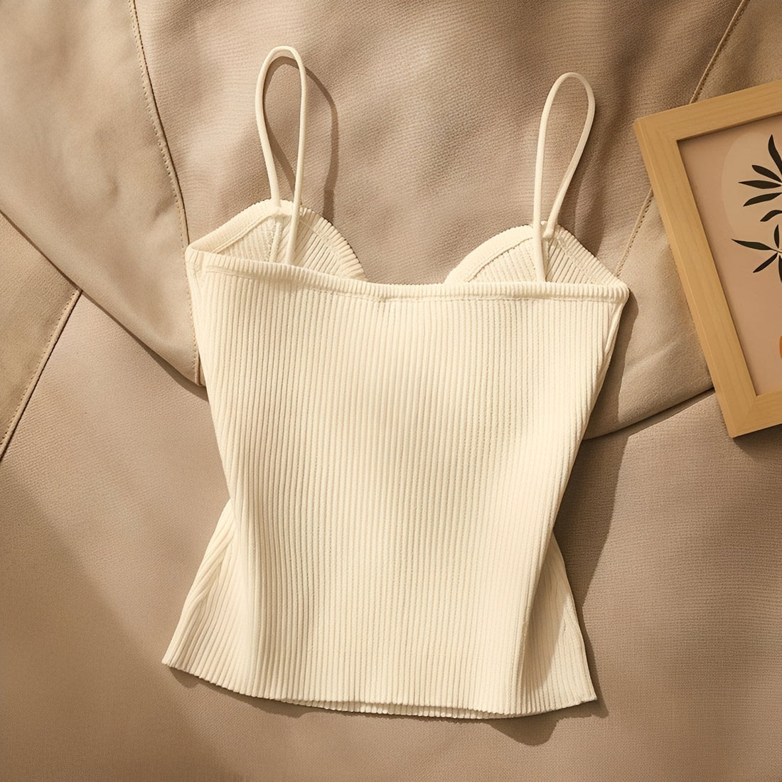 Ameera - Fashionable Ribbed Corset Top