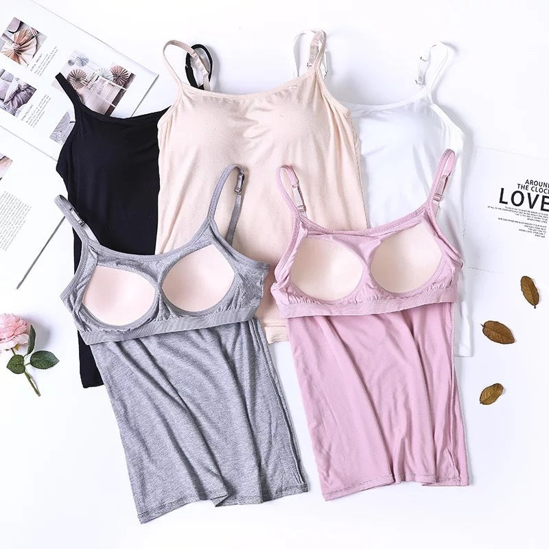 Ellaine – Tank Top with Built-in Bra for women