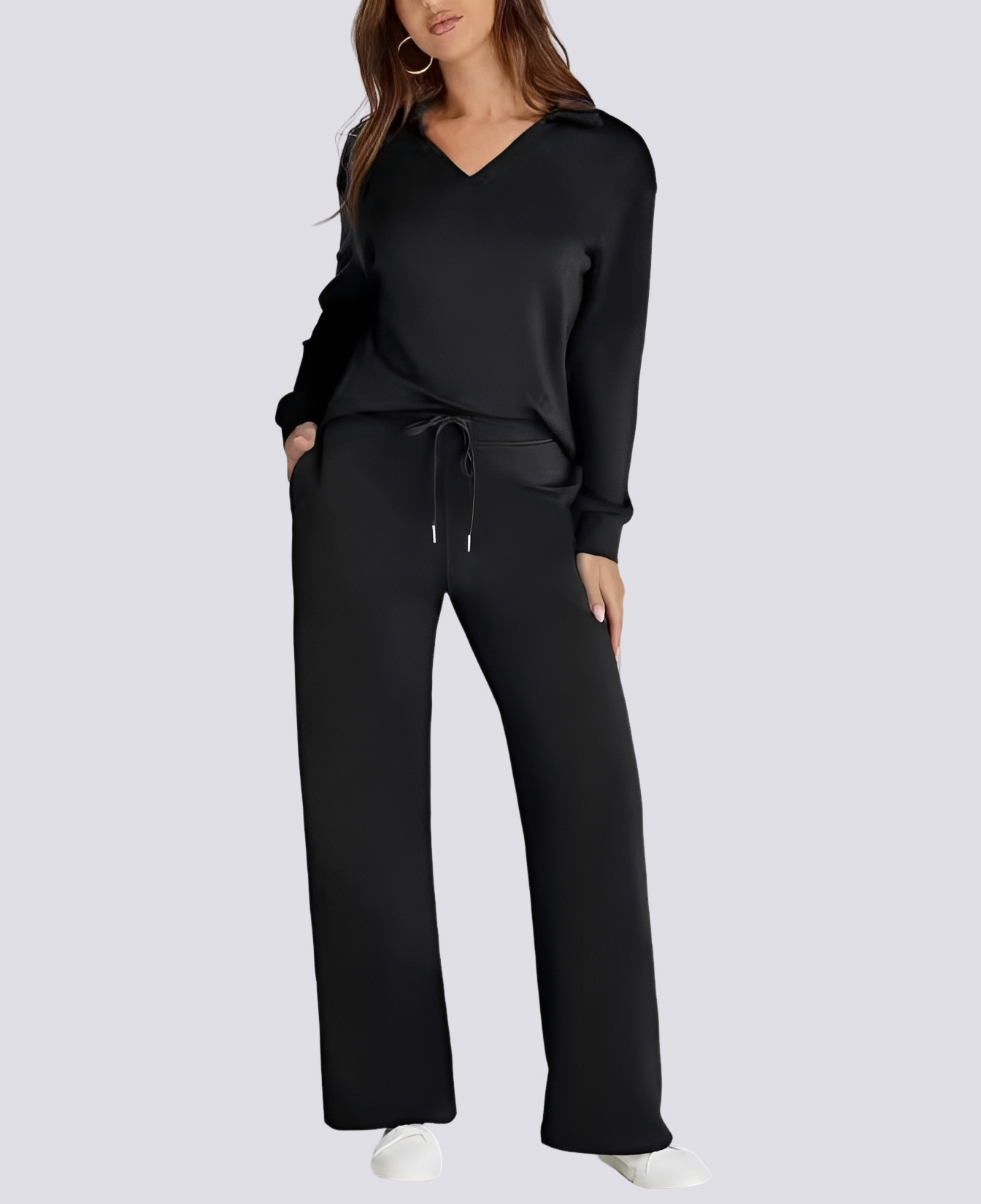 Bella - Cozy V-neck Stretch Set