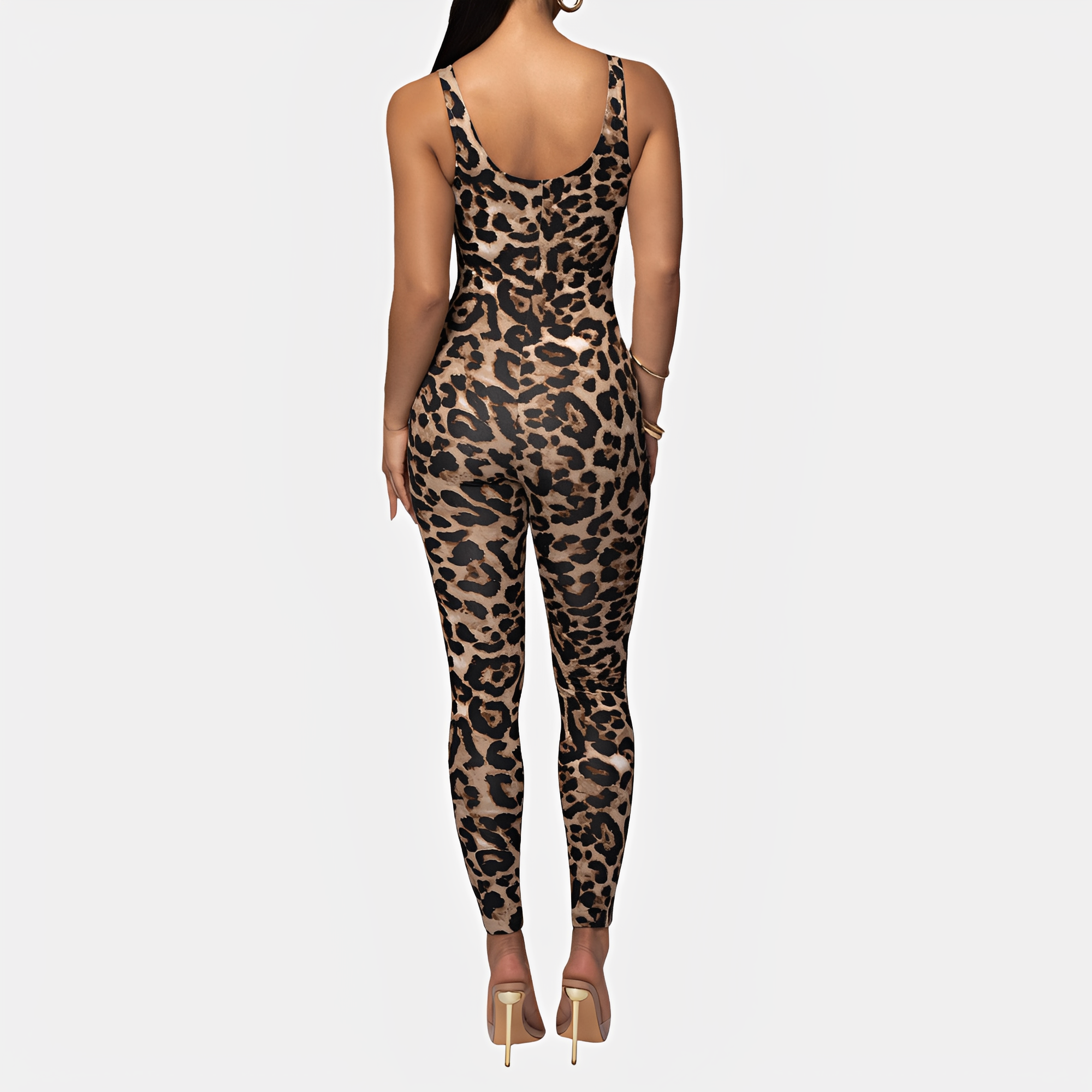 Elaine - Chic Printed Bodycon Jumpsuit