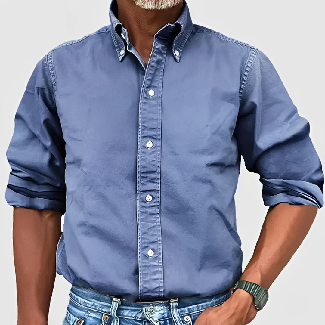 Edmond - Men's classic long-sleeve shirt