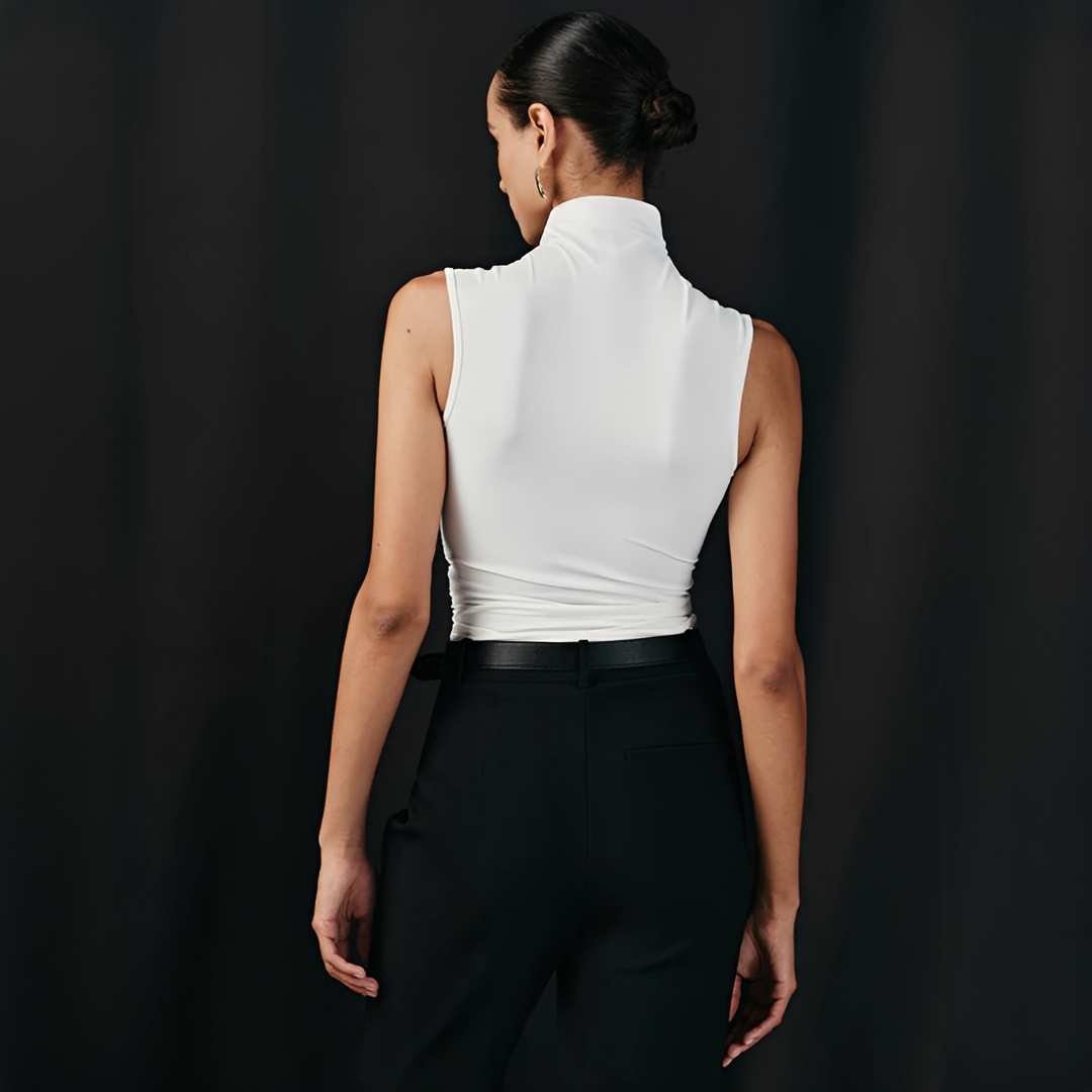 Mireya - Stylish Cross Neck Top