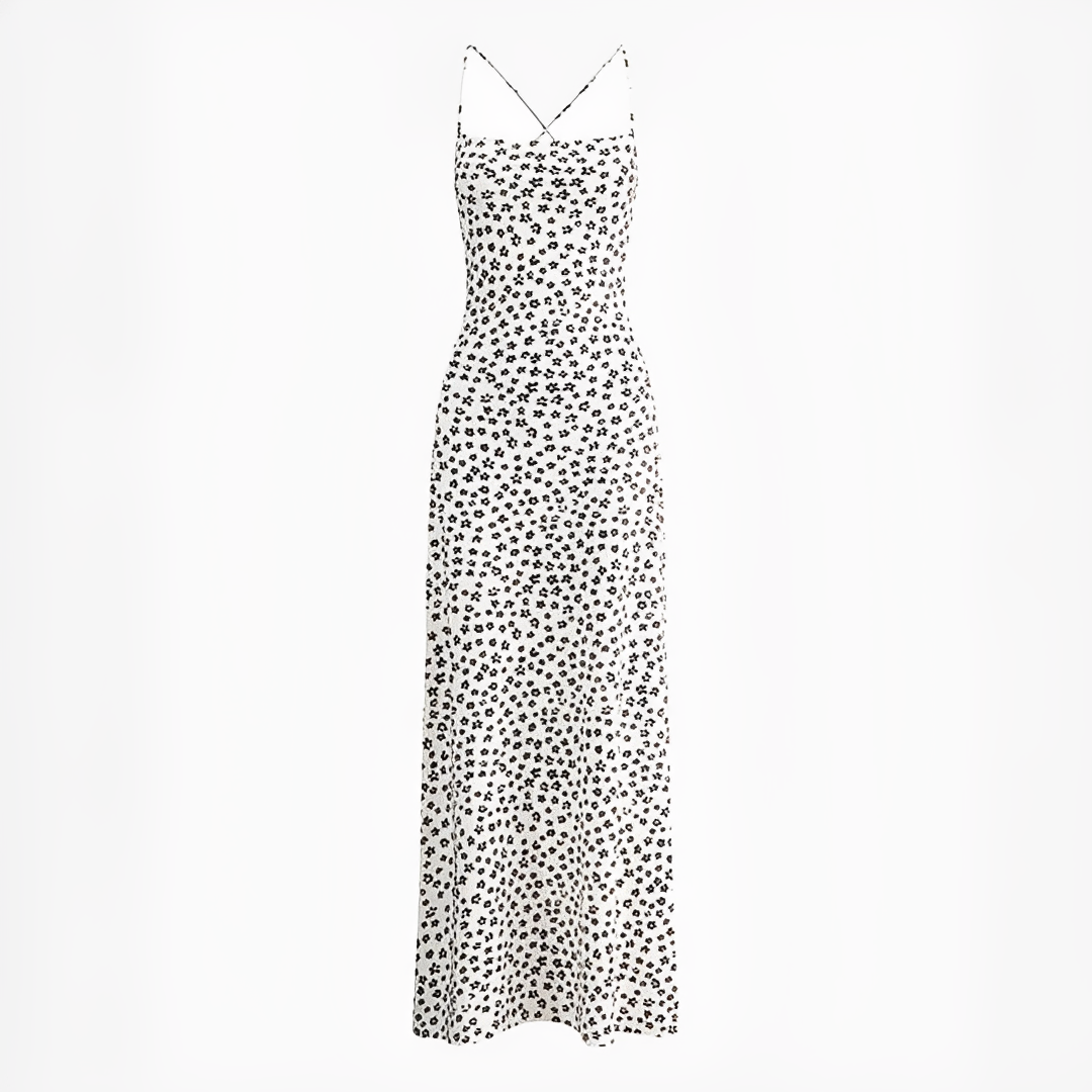 Emily - Fluid long dress with straps