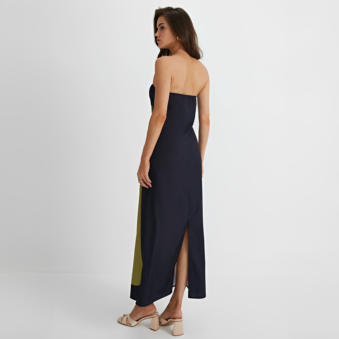Delaney - Graceful Floral Tube Top Dress