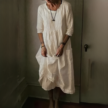 Aimee - Relaxed Pleated Dress
