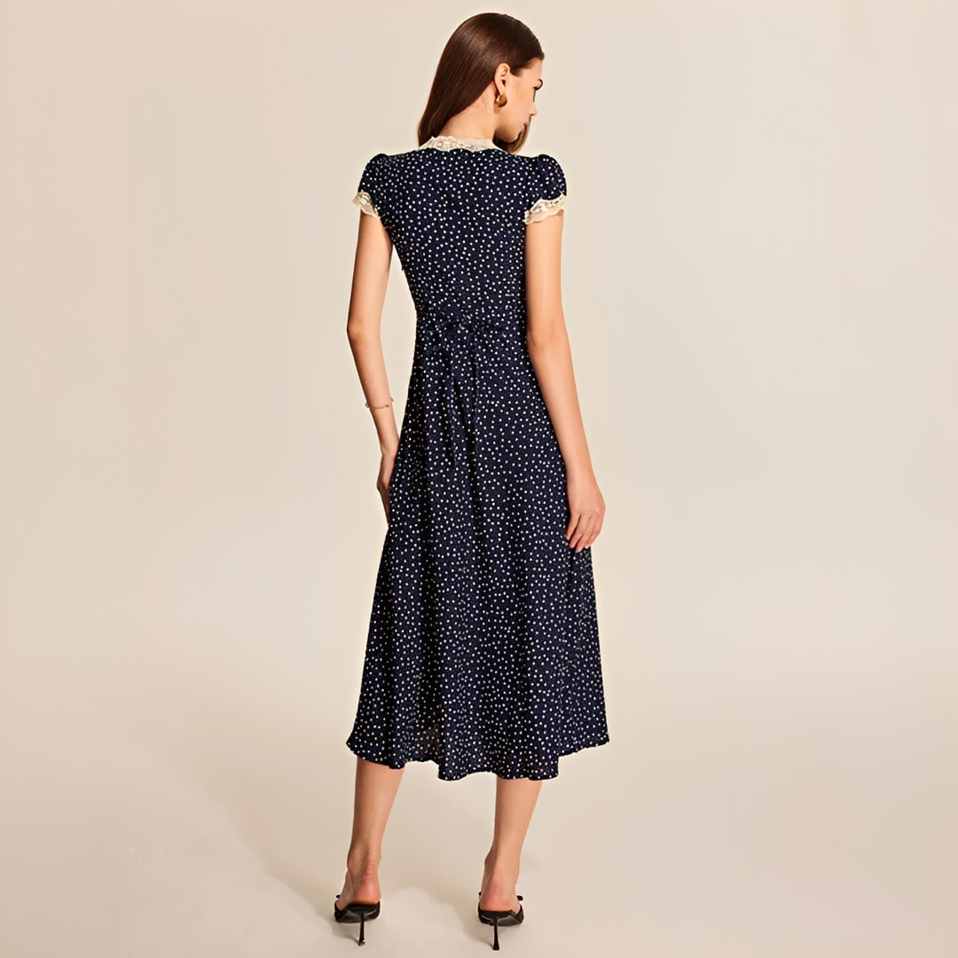 Janette - Trendy Dress with Lace