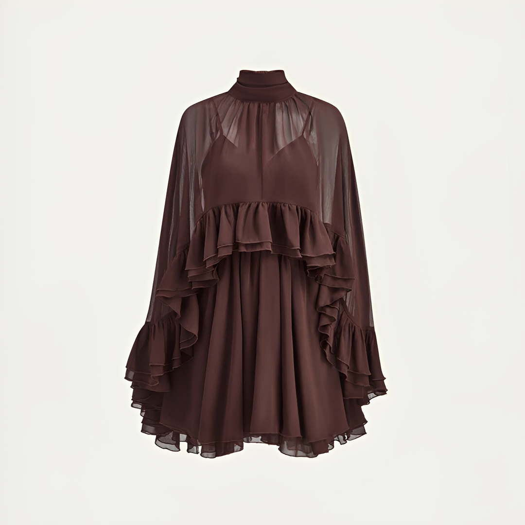 Zhuchin - Refined dress with ruffles