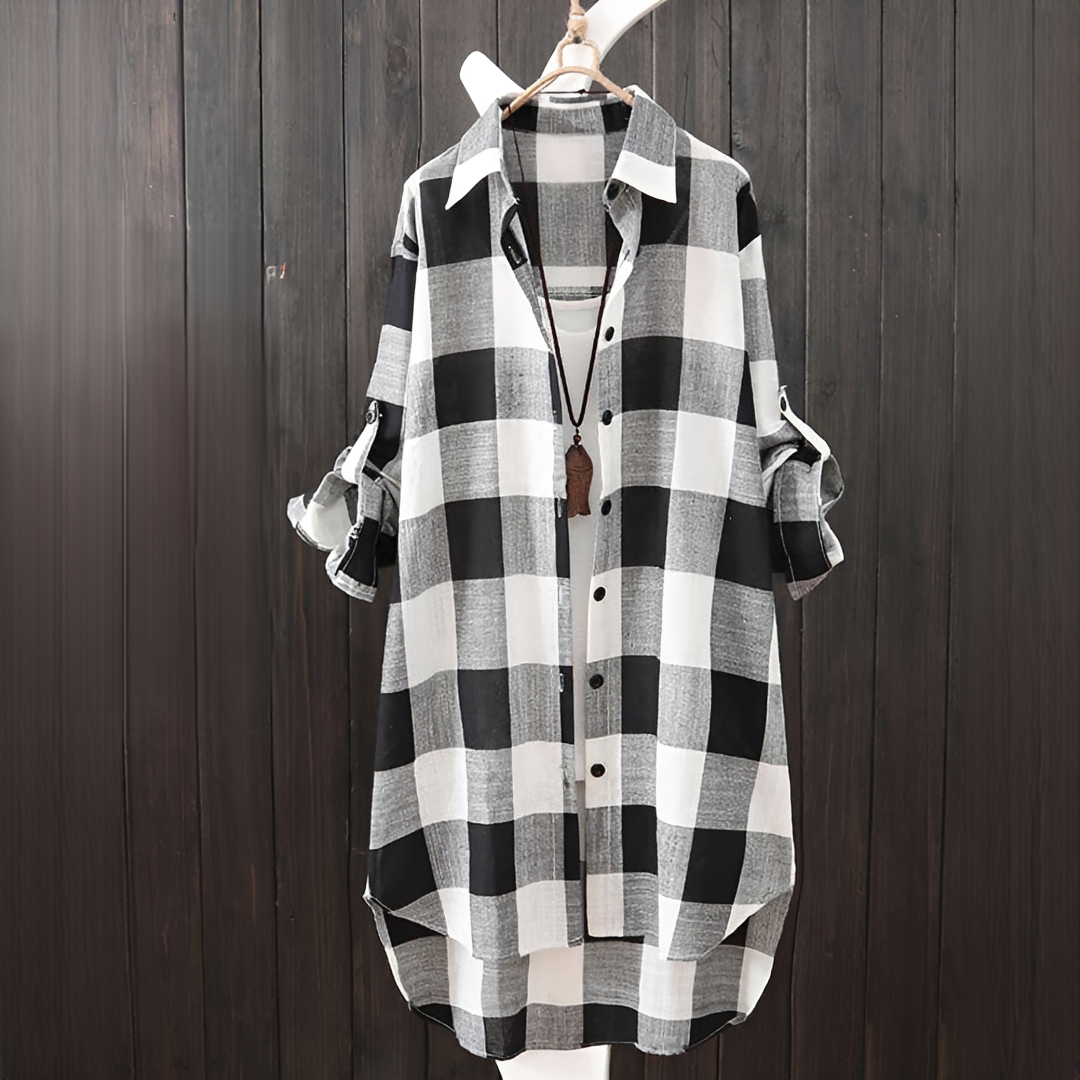 Janis - Loose Checked Shirt