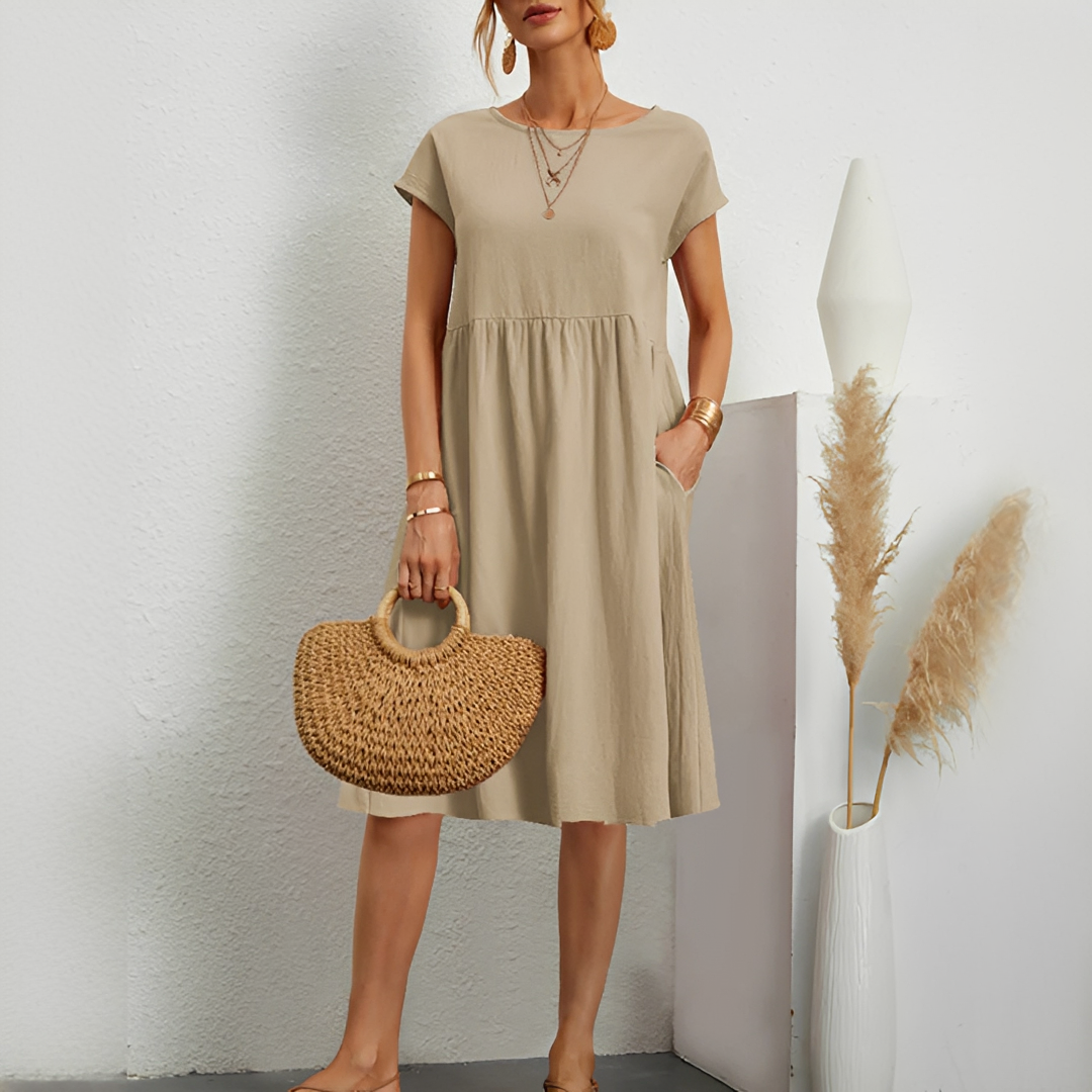 Evalyn - Stylish Mid-Length Dress