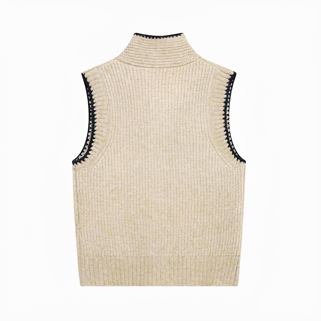 Dahlia - Chic Tie Neck Vest