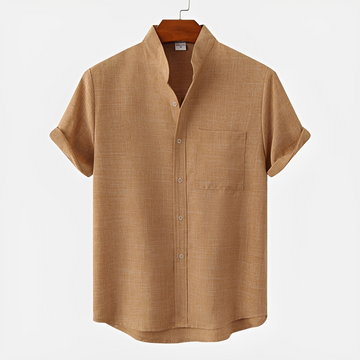 Hayden - Classic Button-Up Polo Shirt