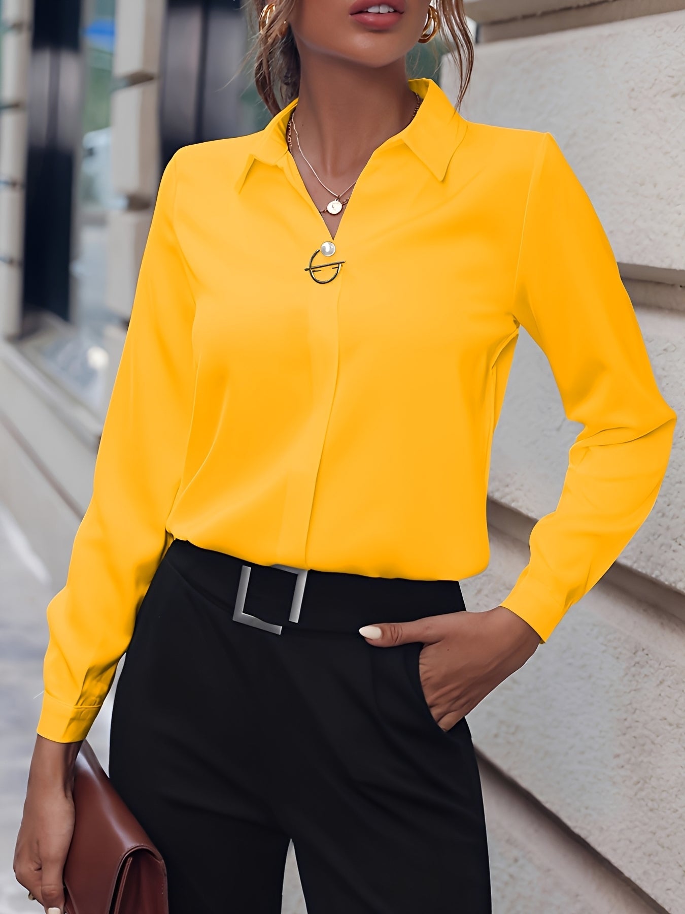 Erica - Long-Sleeve Formal Shirt