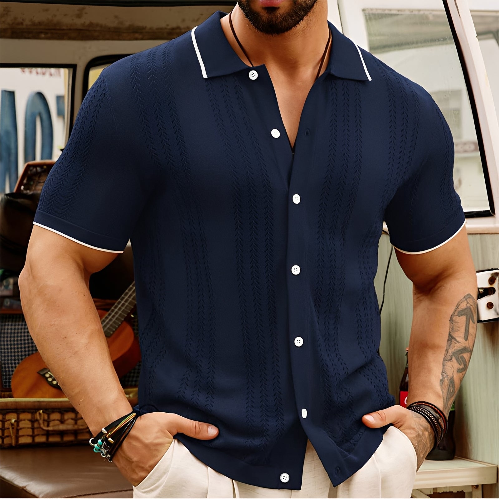 Harrell - Trendy Collar Shirt