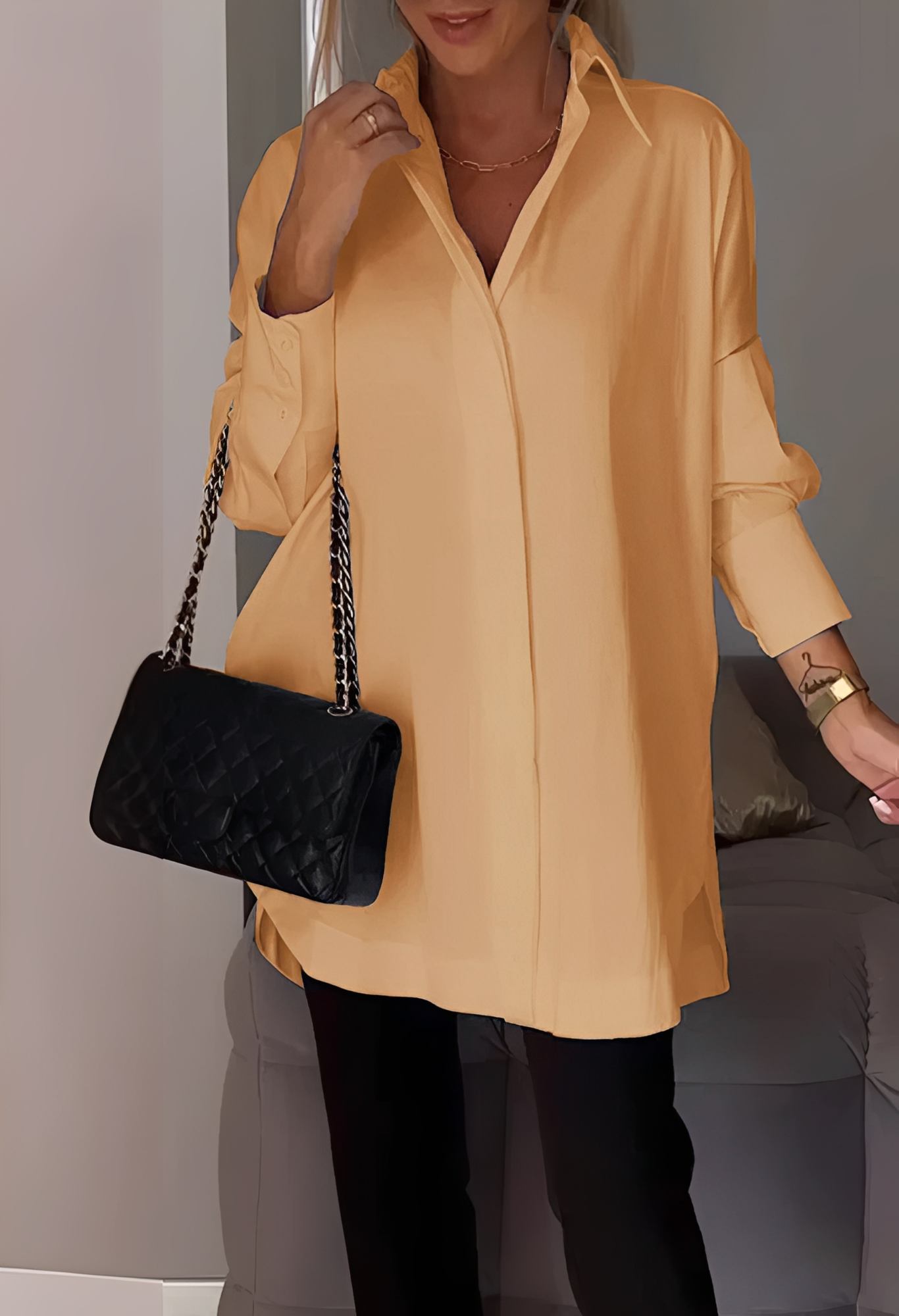 Lauren - Stylish Long-Sleeved Shirt