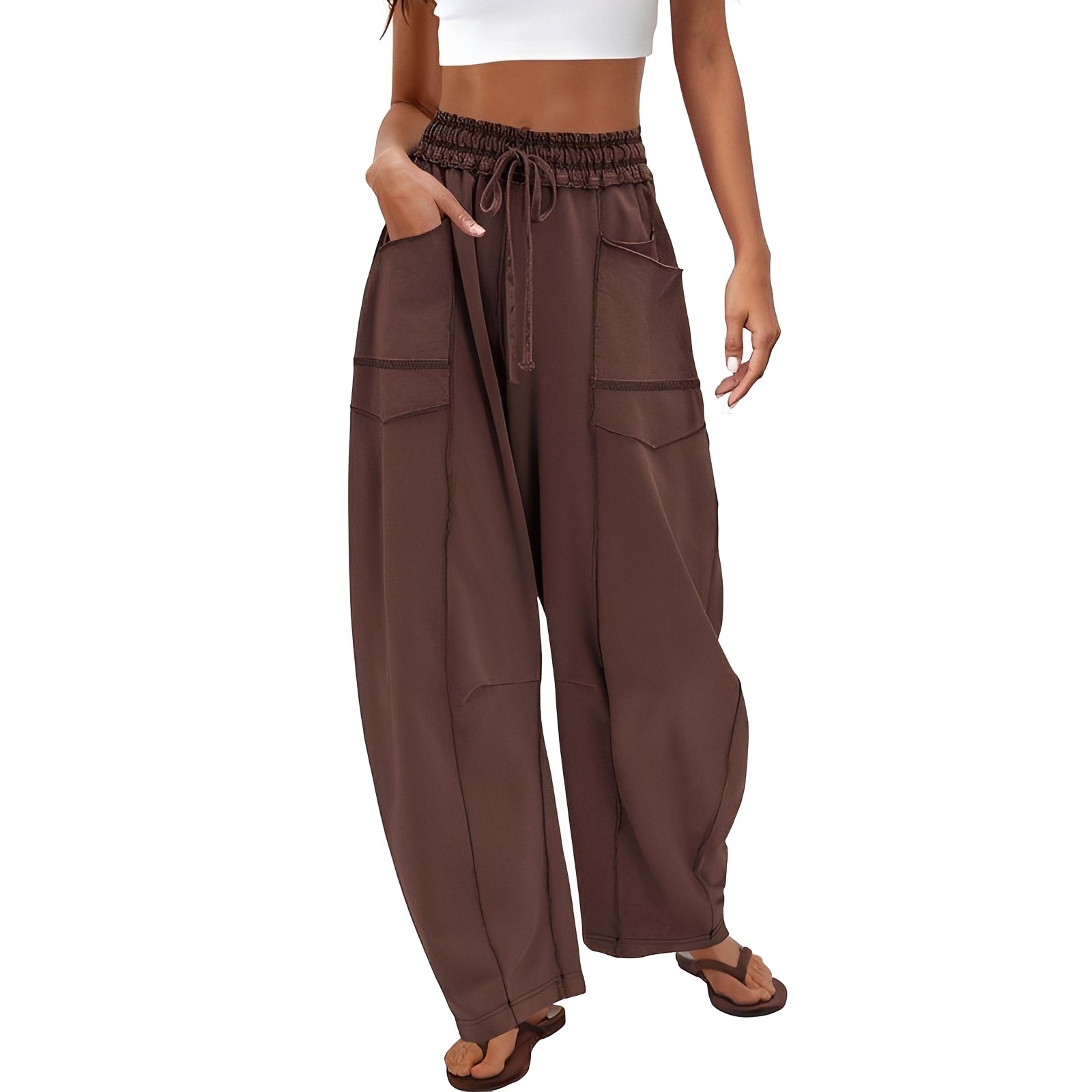 Marianne - Trendy Wide-Leg Trousers
