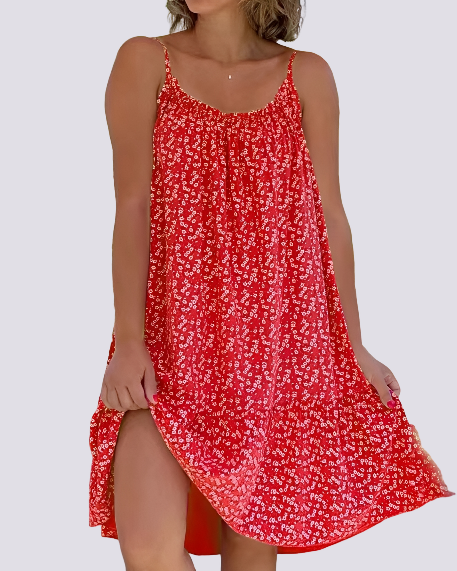 Alannah - Trendy Floral Mini Dress