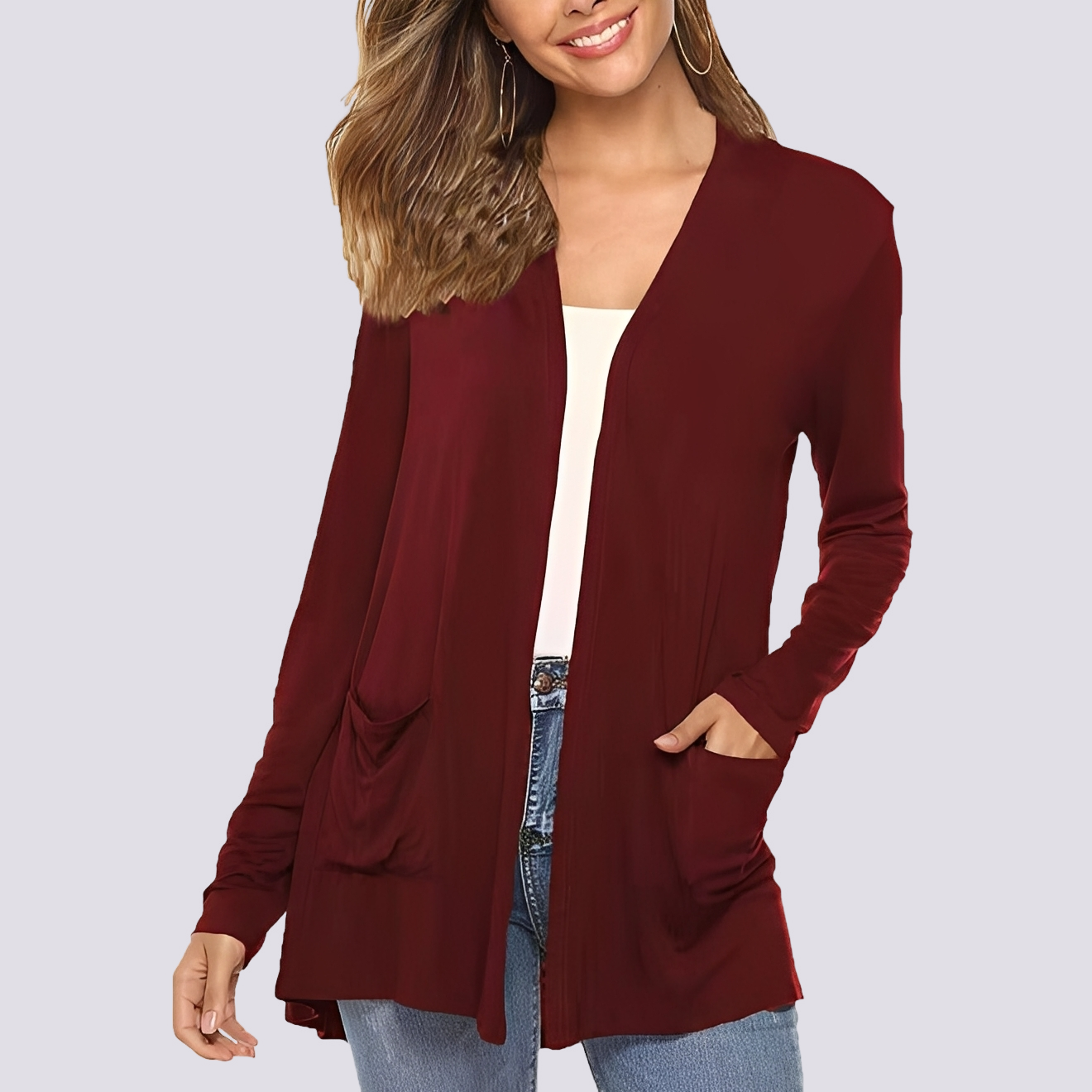 Bertha - Long-Sleeve Relaxed Cardigan