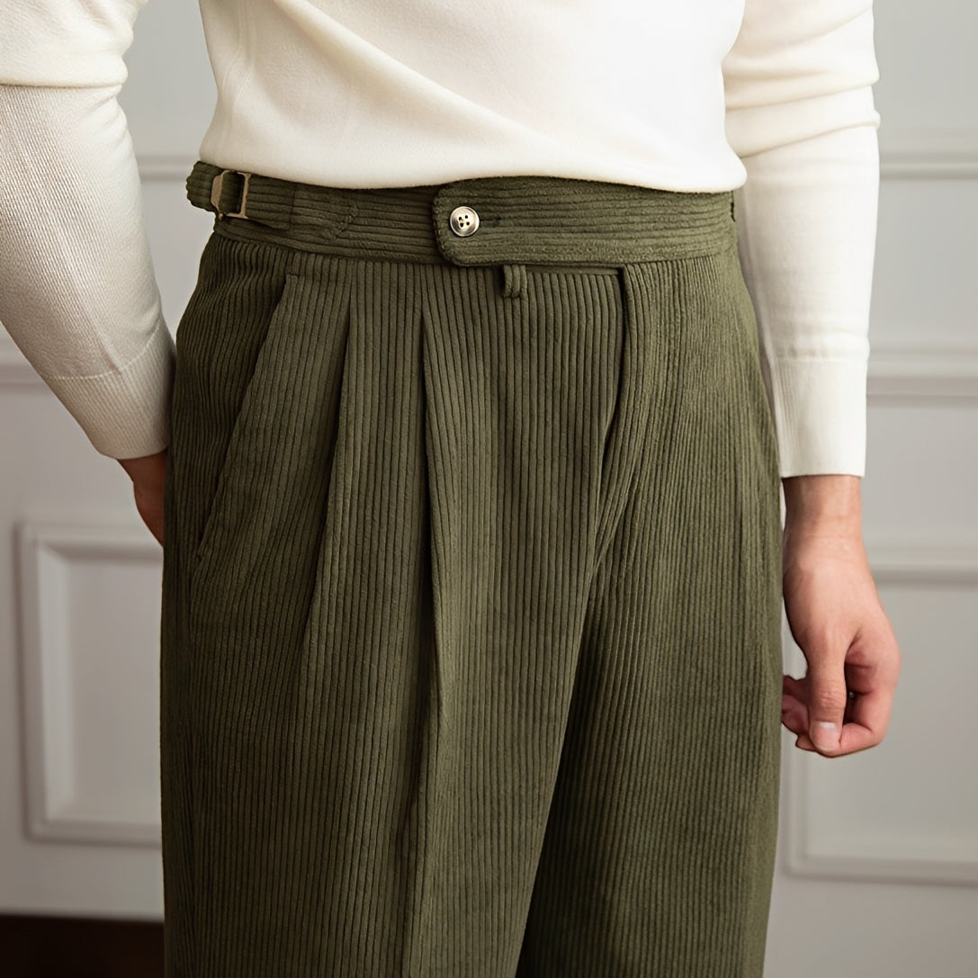 Rafael - High Waist Patterned Pants