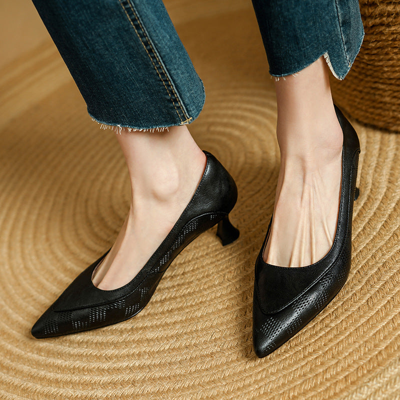 Charlotte - Trendy Pointed Toe Heels