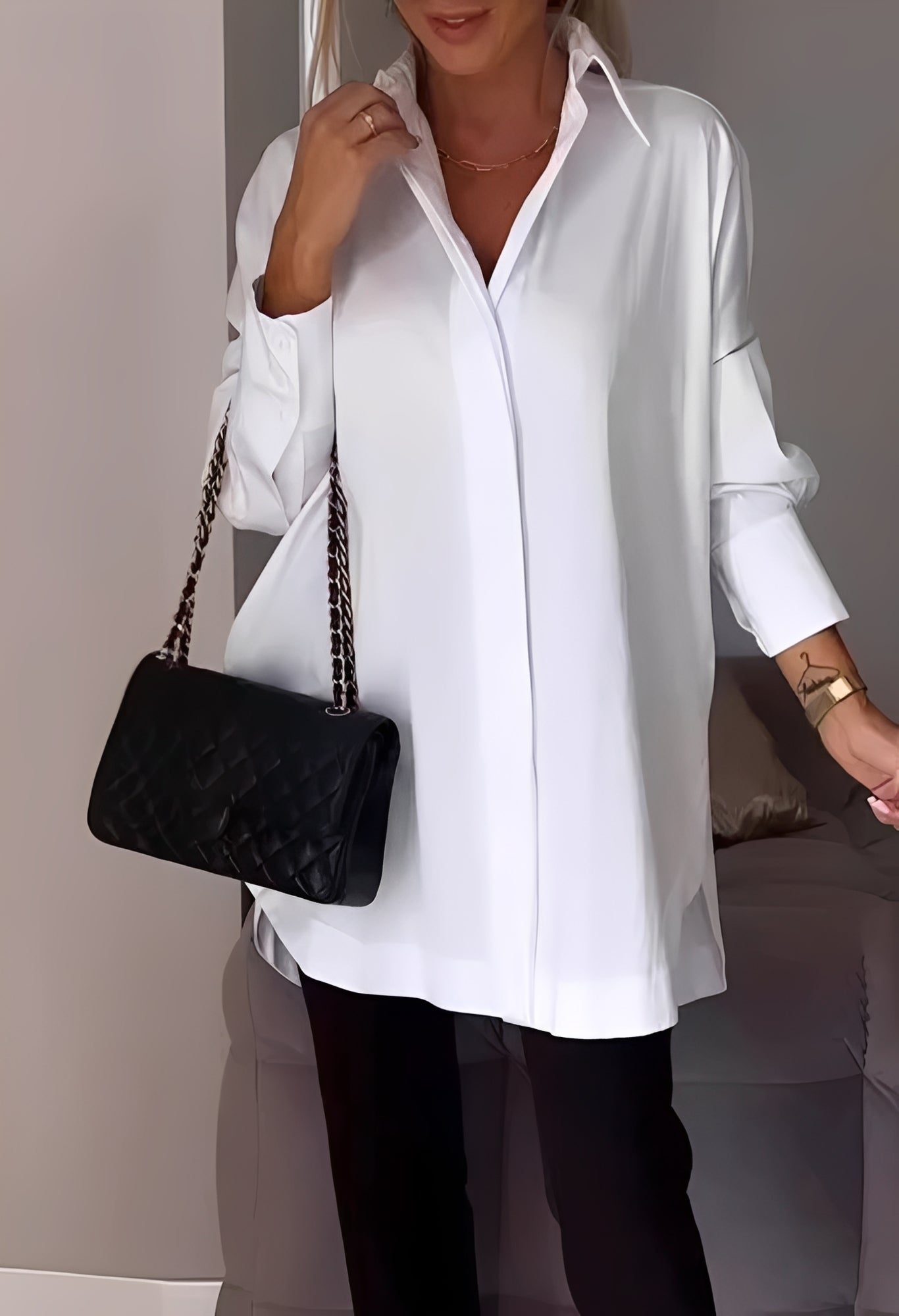 Lauren - Stylish Long-Sleeved Shirt