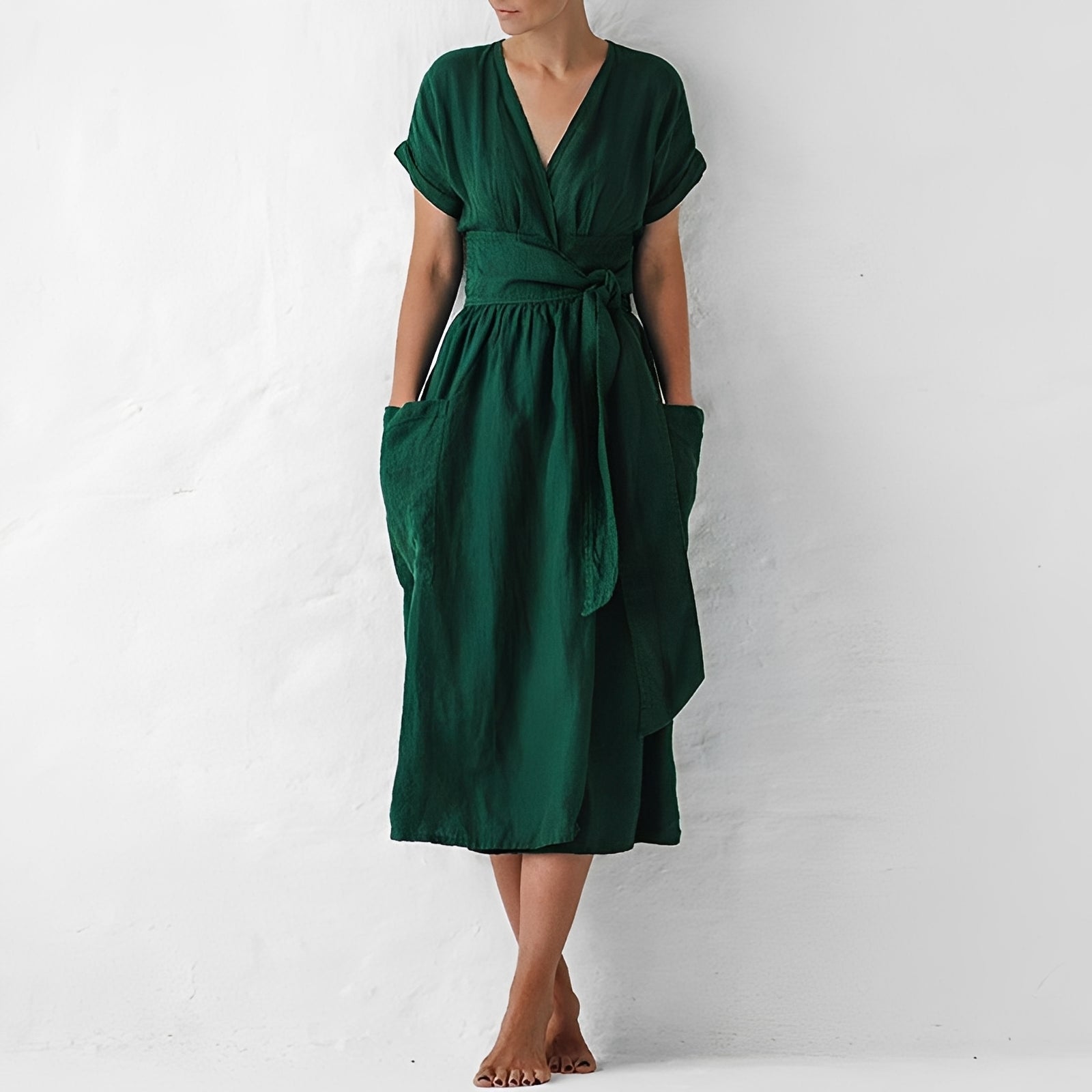 Sasha - Relaxed Pocket Wrap Dress