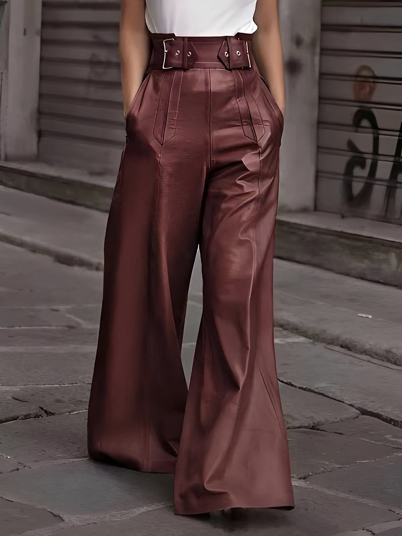 Cathy - Trendy Loose High-waisted Pants