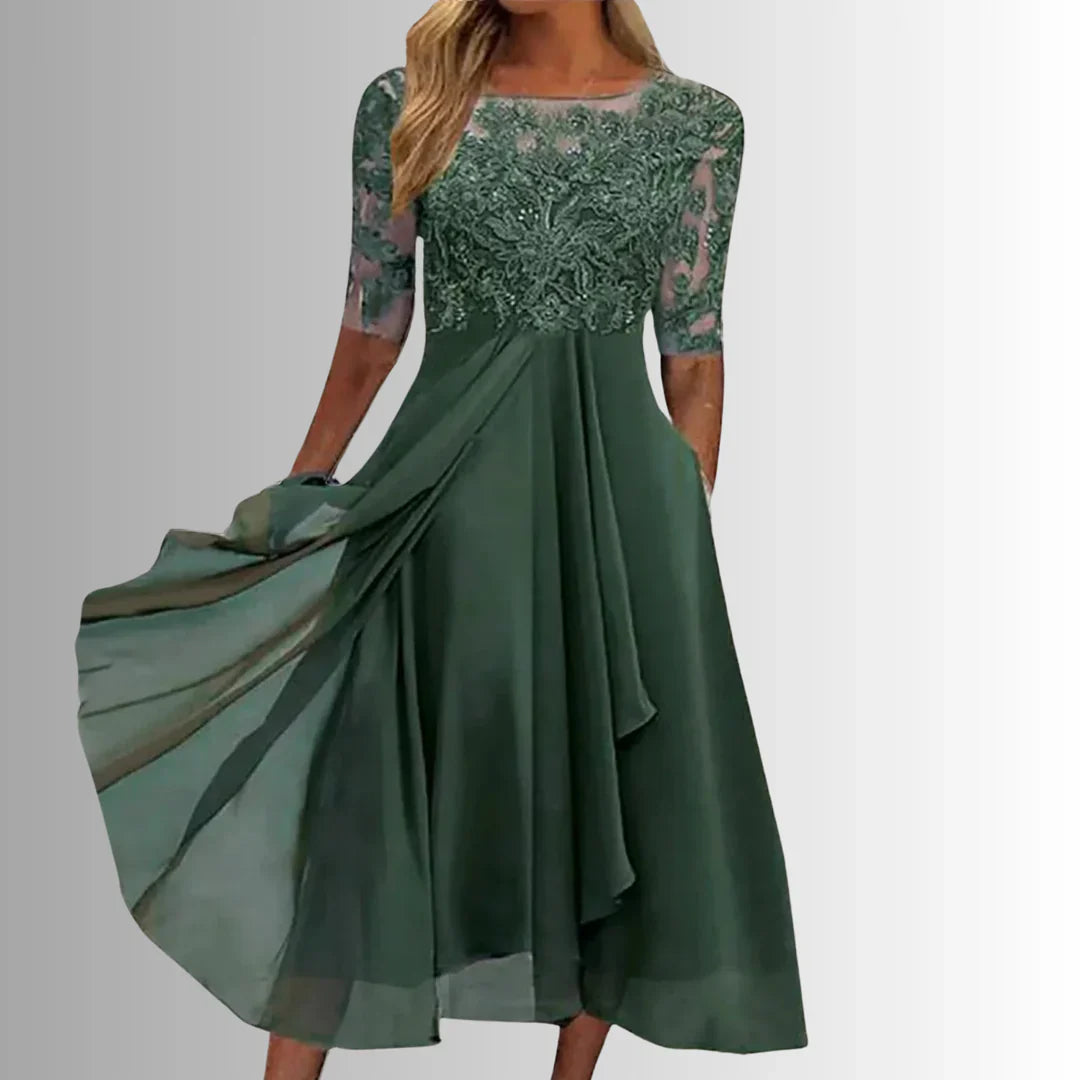 Rhonda- Elegantes Damen Spitzenkleid