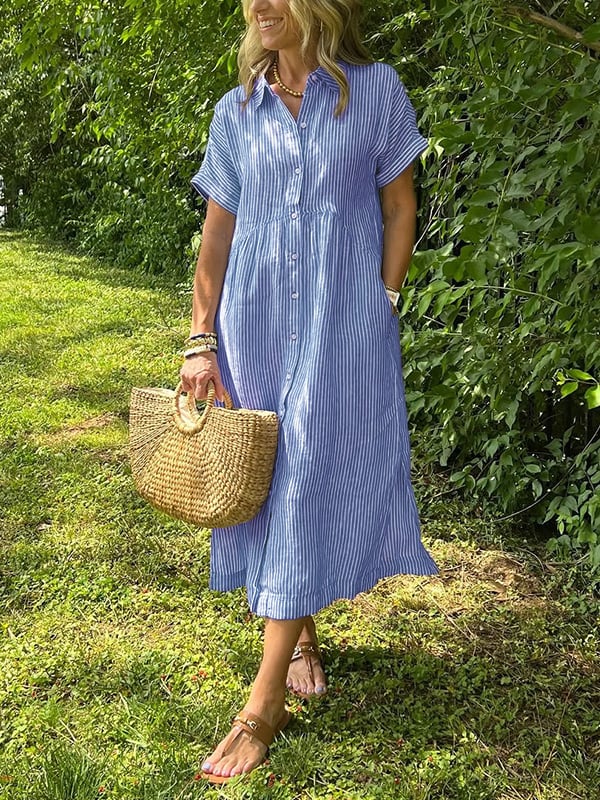 Corinne – Stylish shirt dress for ladies