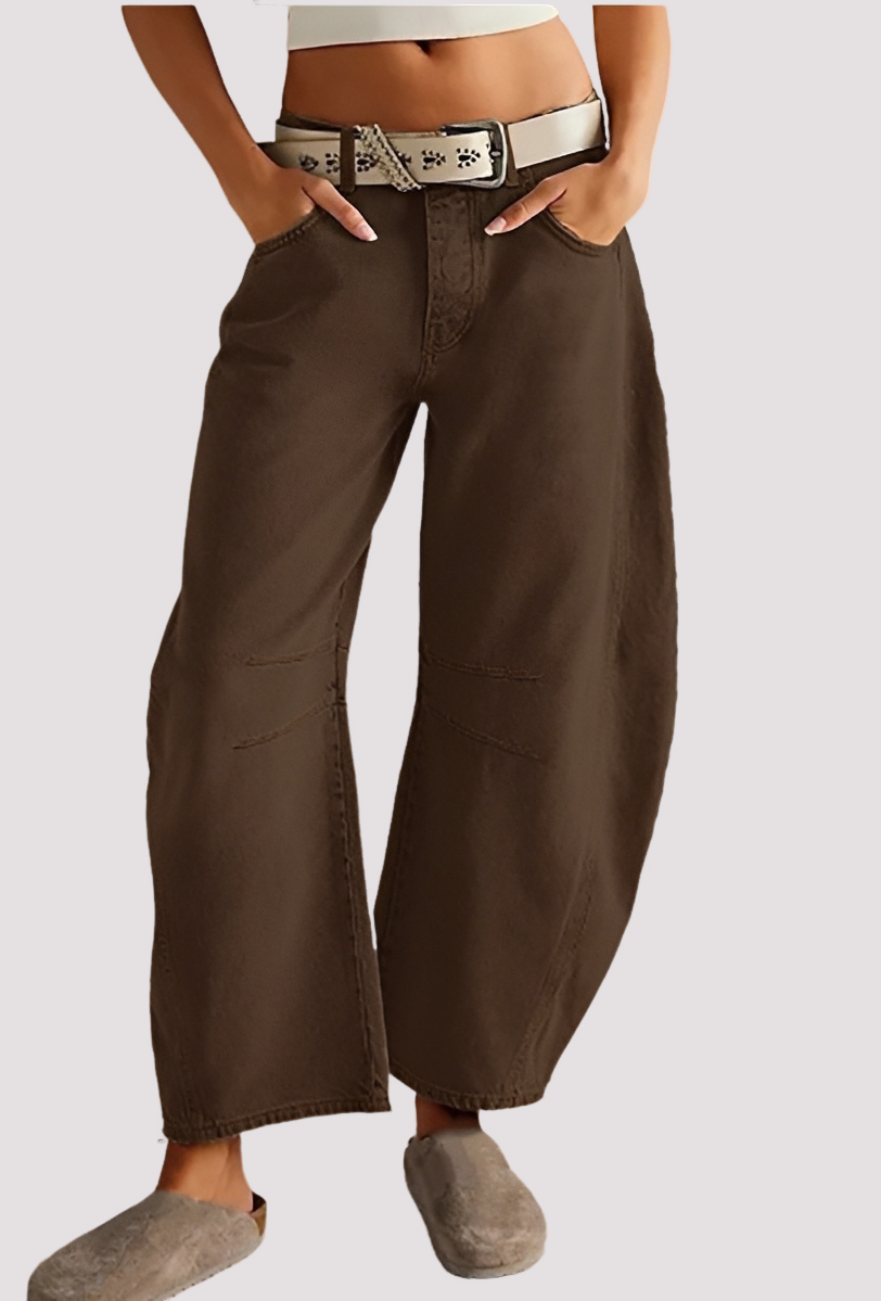 Kendra - Trendy Wide Legged Pants