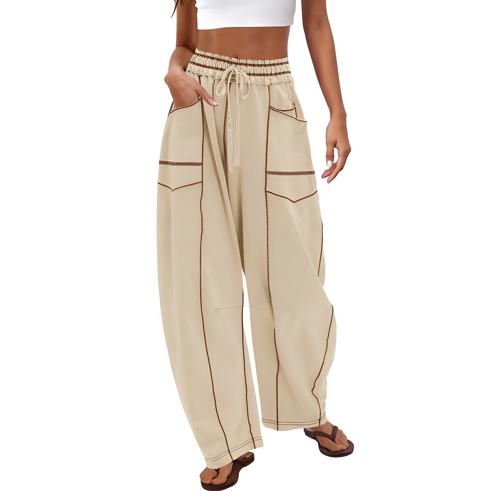 Marianne - Trendy Wide-Leg Trousers
