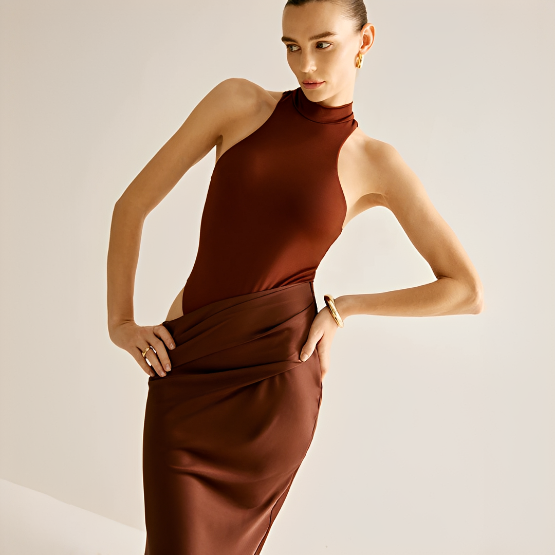 Shyanne - Stylish Slim Maxi Dress