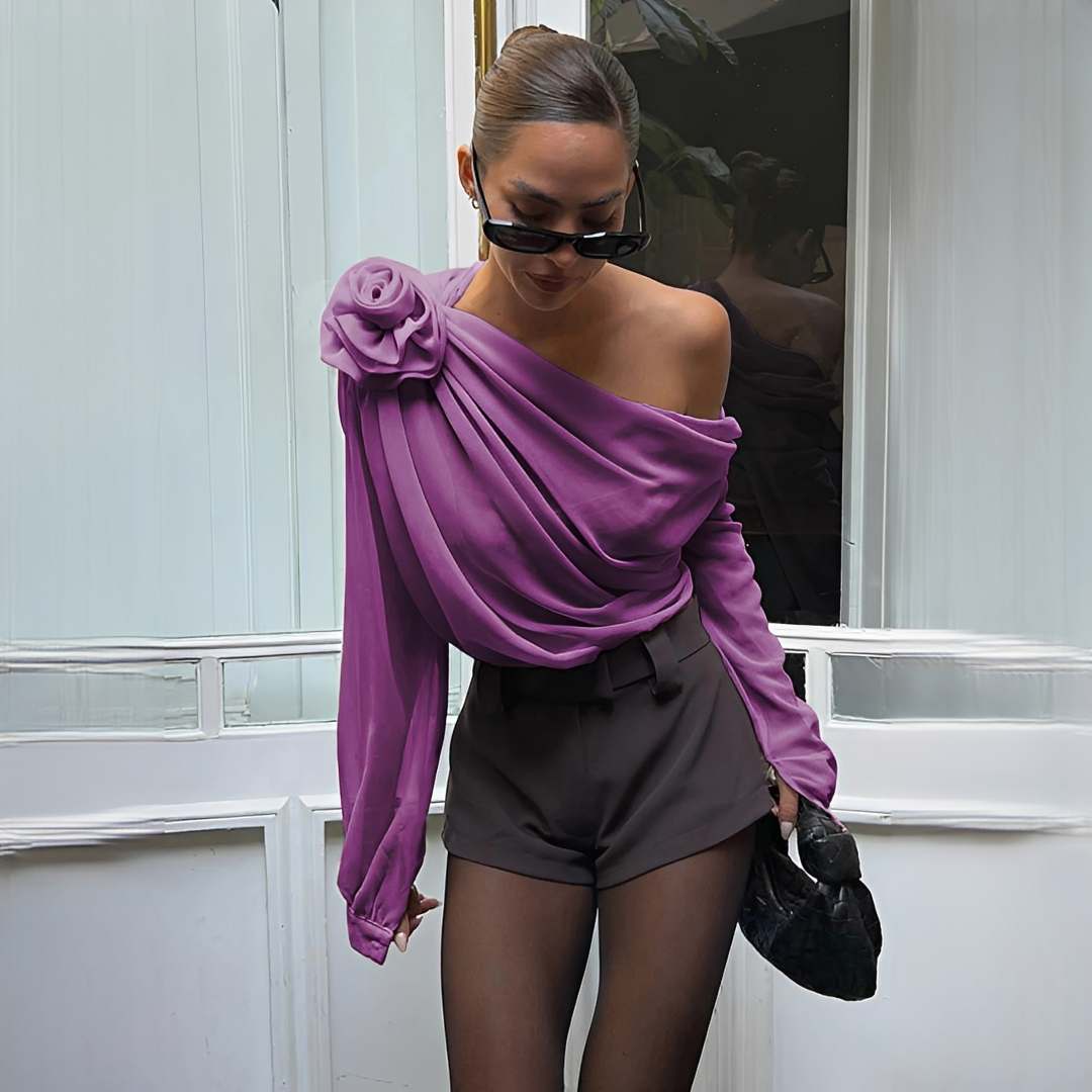 Ellise - Chic asymmetrical blouse