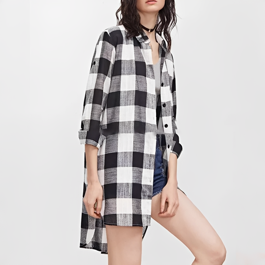 Janis - Loose Checked Shirt