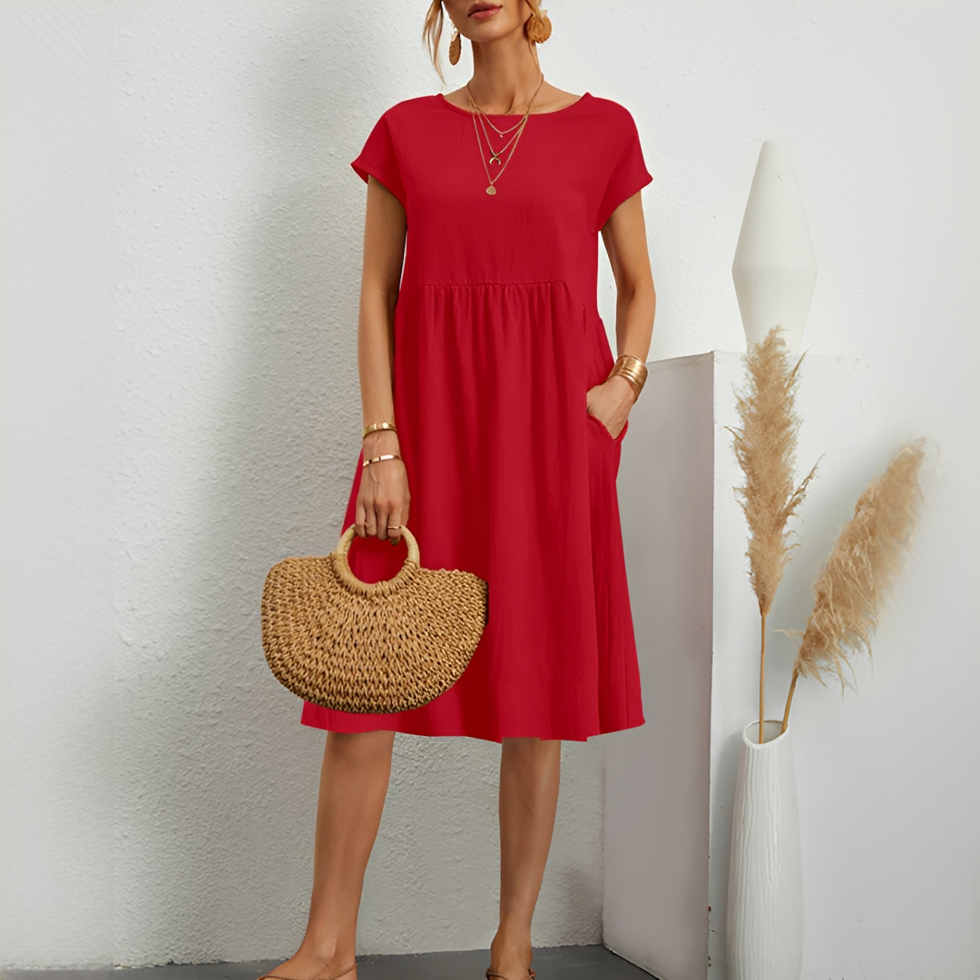 Evalyn - Stylish Mid-Length Dress