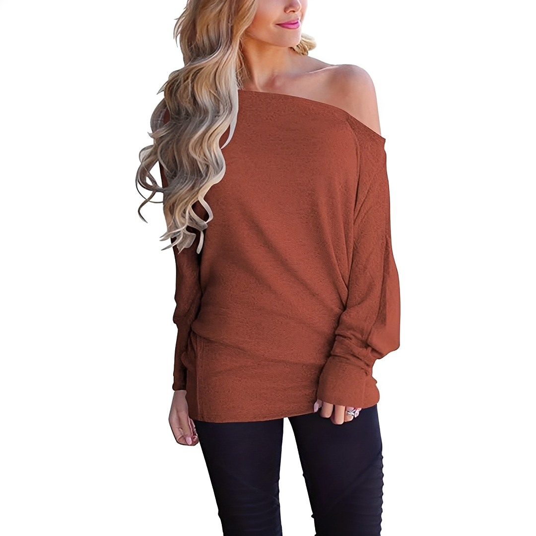 Cordelia - Fashionable Off Shoulder Shirt