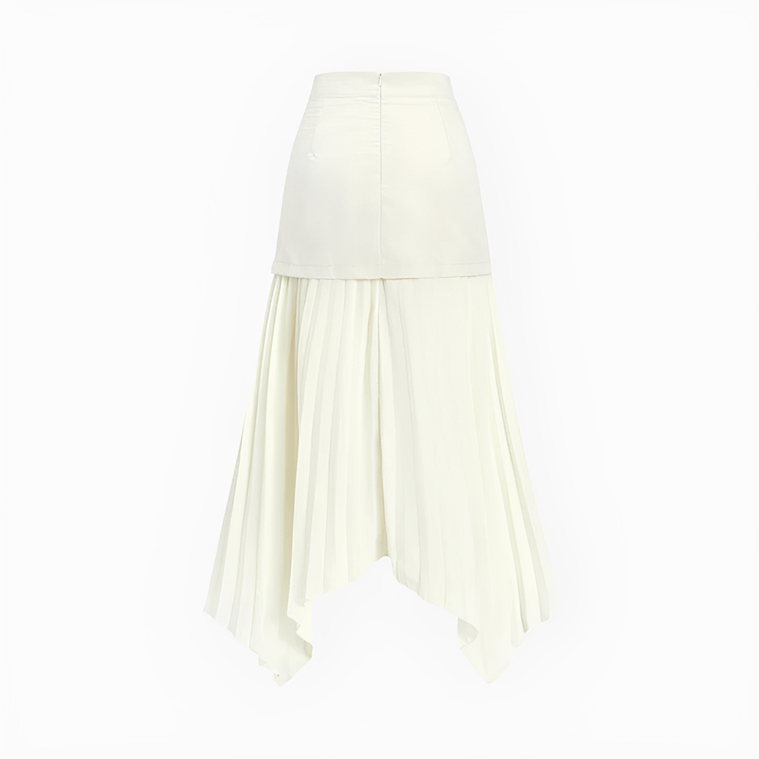 Yoselin - Asymmetrical Folded Skirt