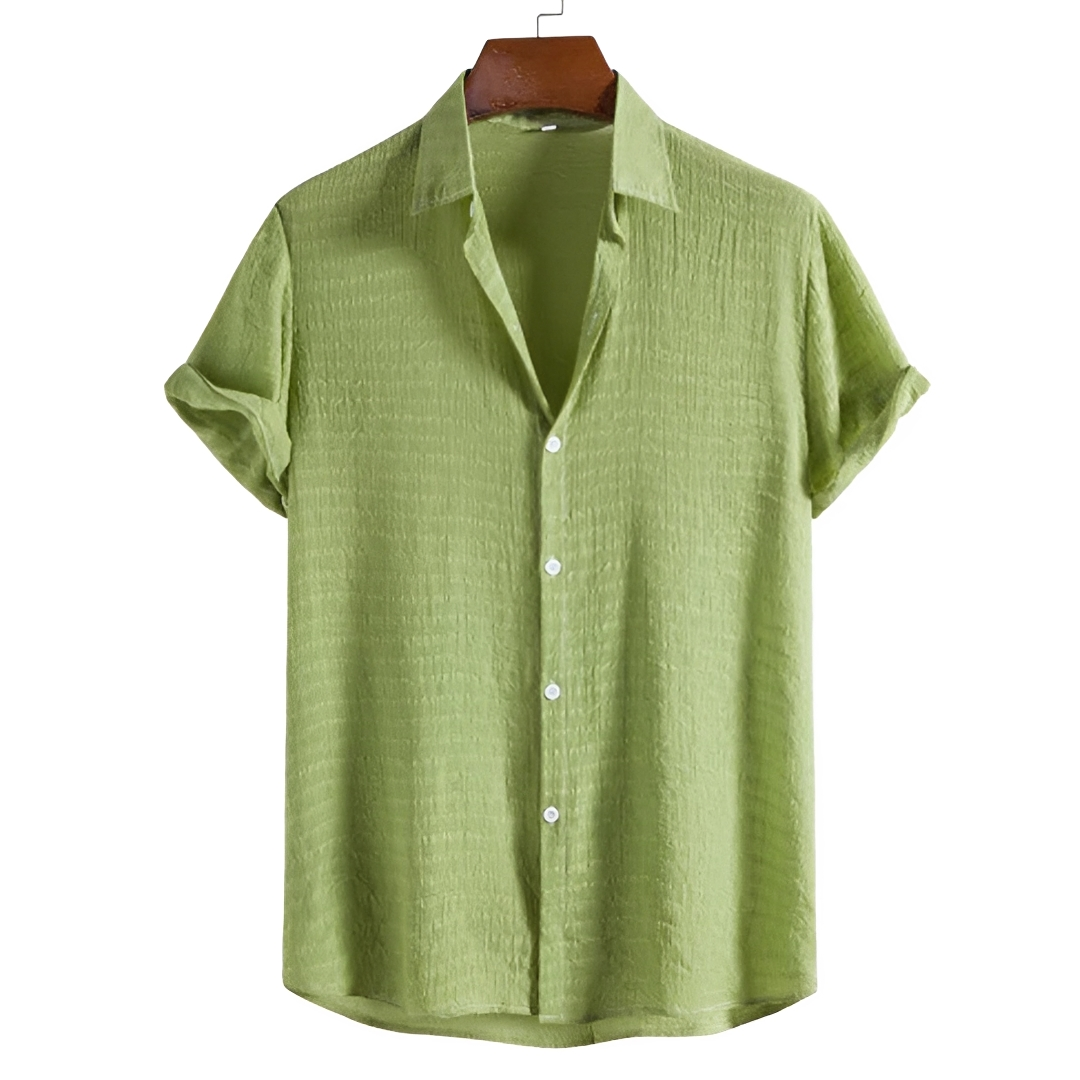 Spencer - Casual Button-Up Polo Shirt