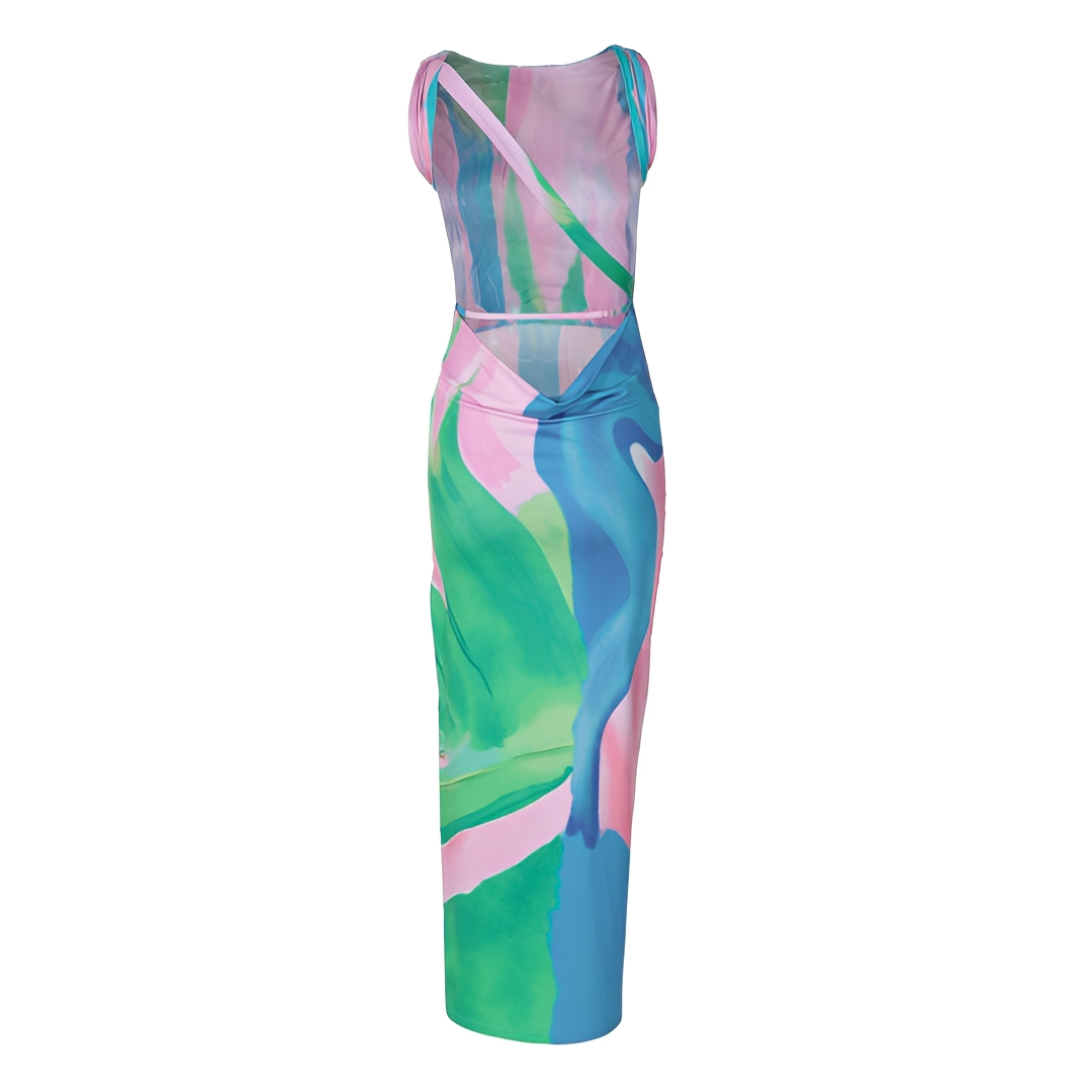 Liezel - Chic Sleeveless Long Dress
