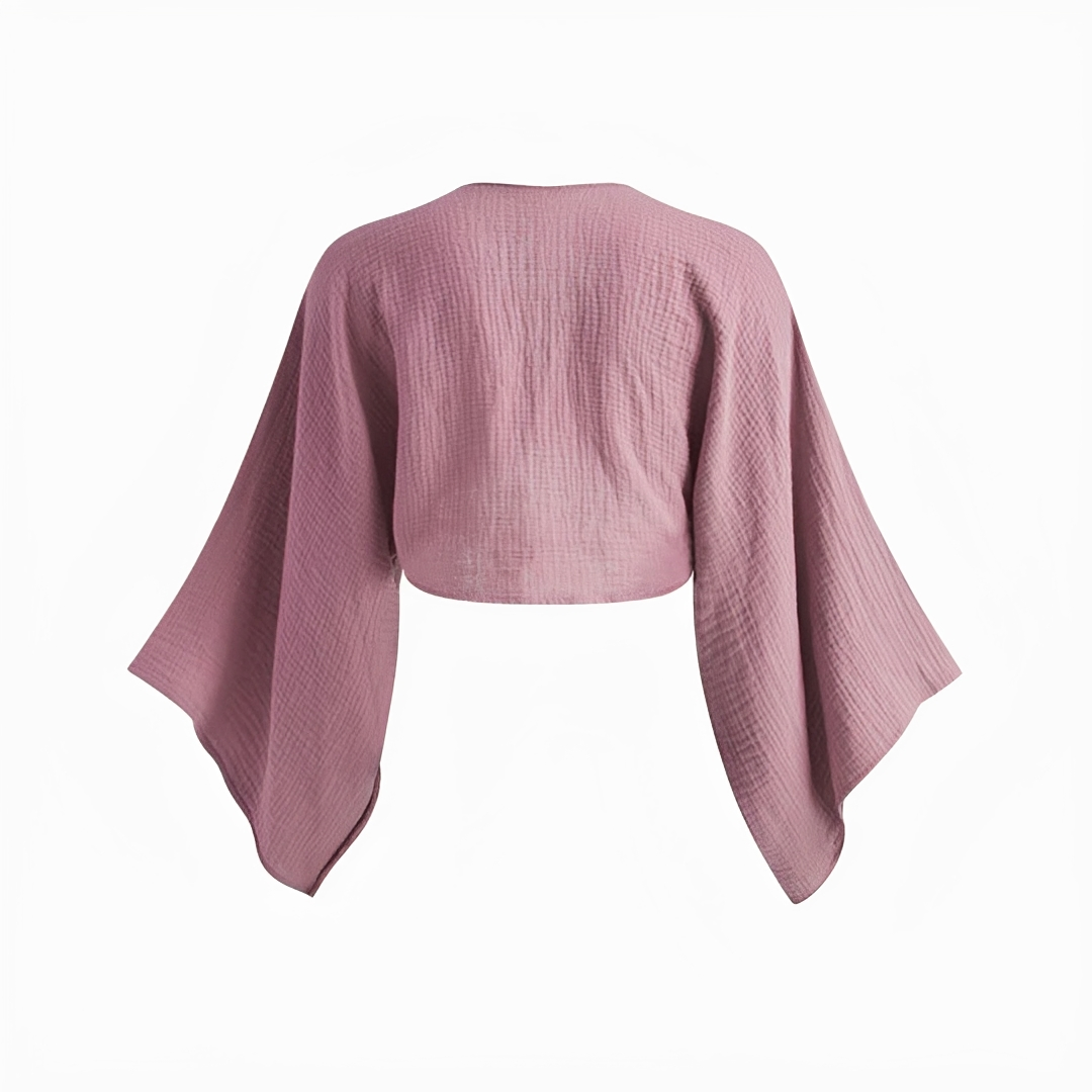 Arabella - Chic Tie Front Blouse