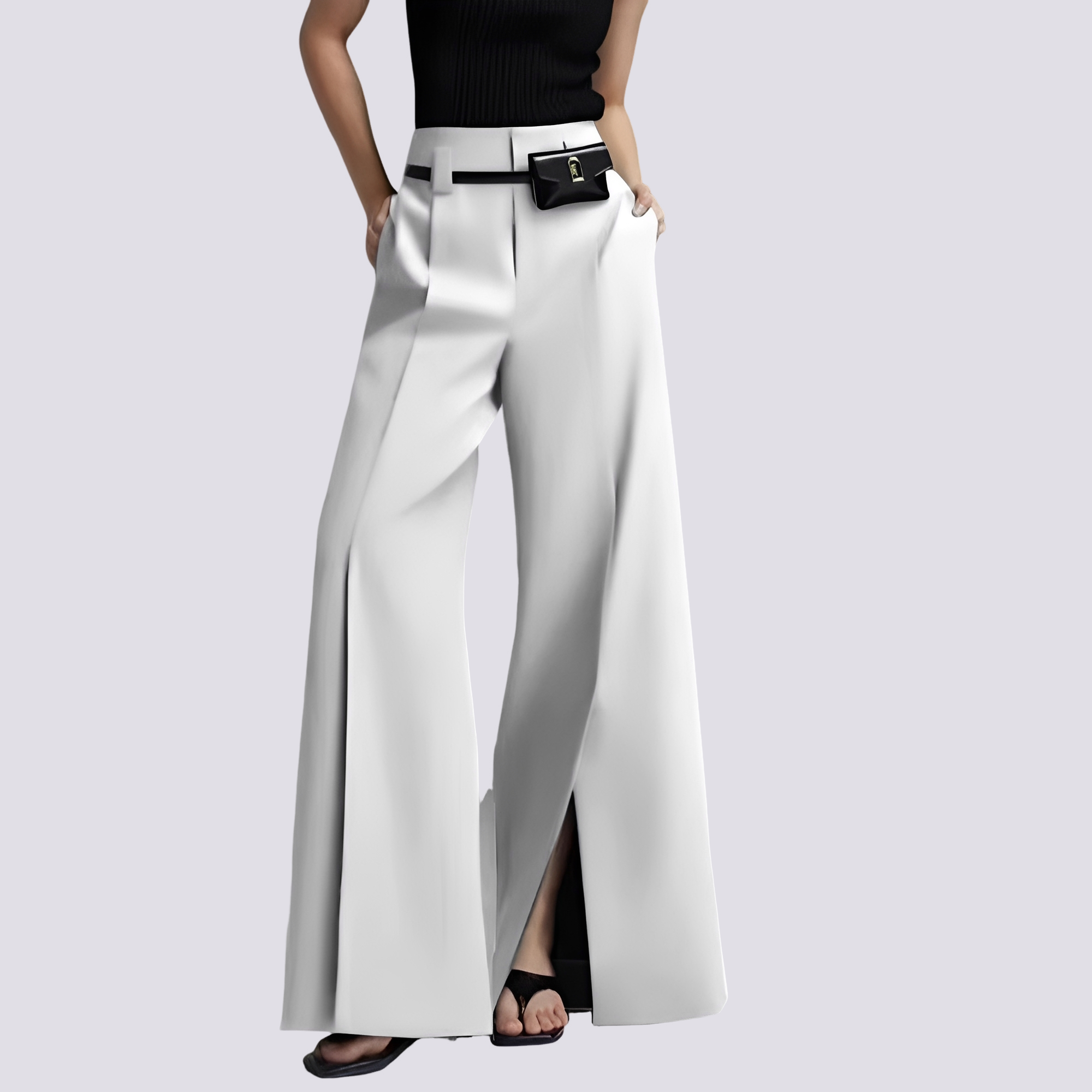 Eesa - Stylish Wide-Leg Trousers