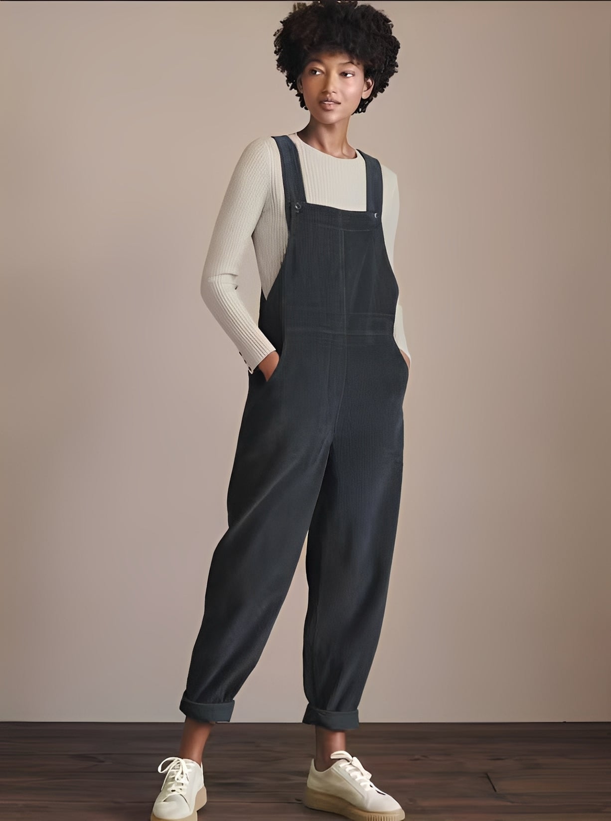 Kristina - Chic women's corduroy jumpsuit