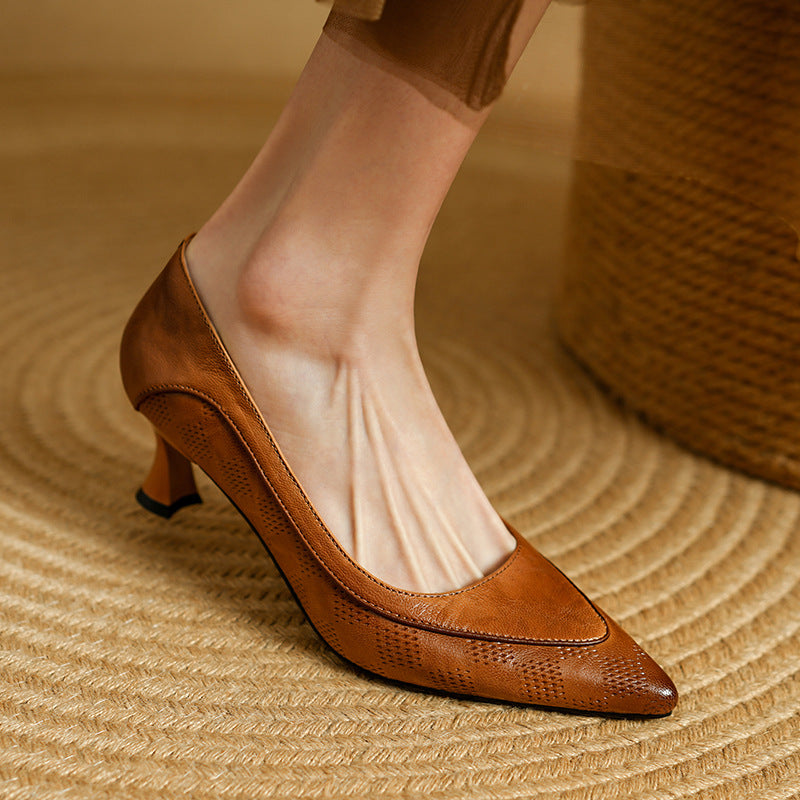 Charlotte - Trendy Pointed Toe Heels
