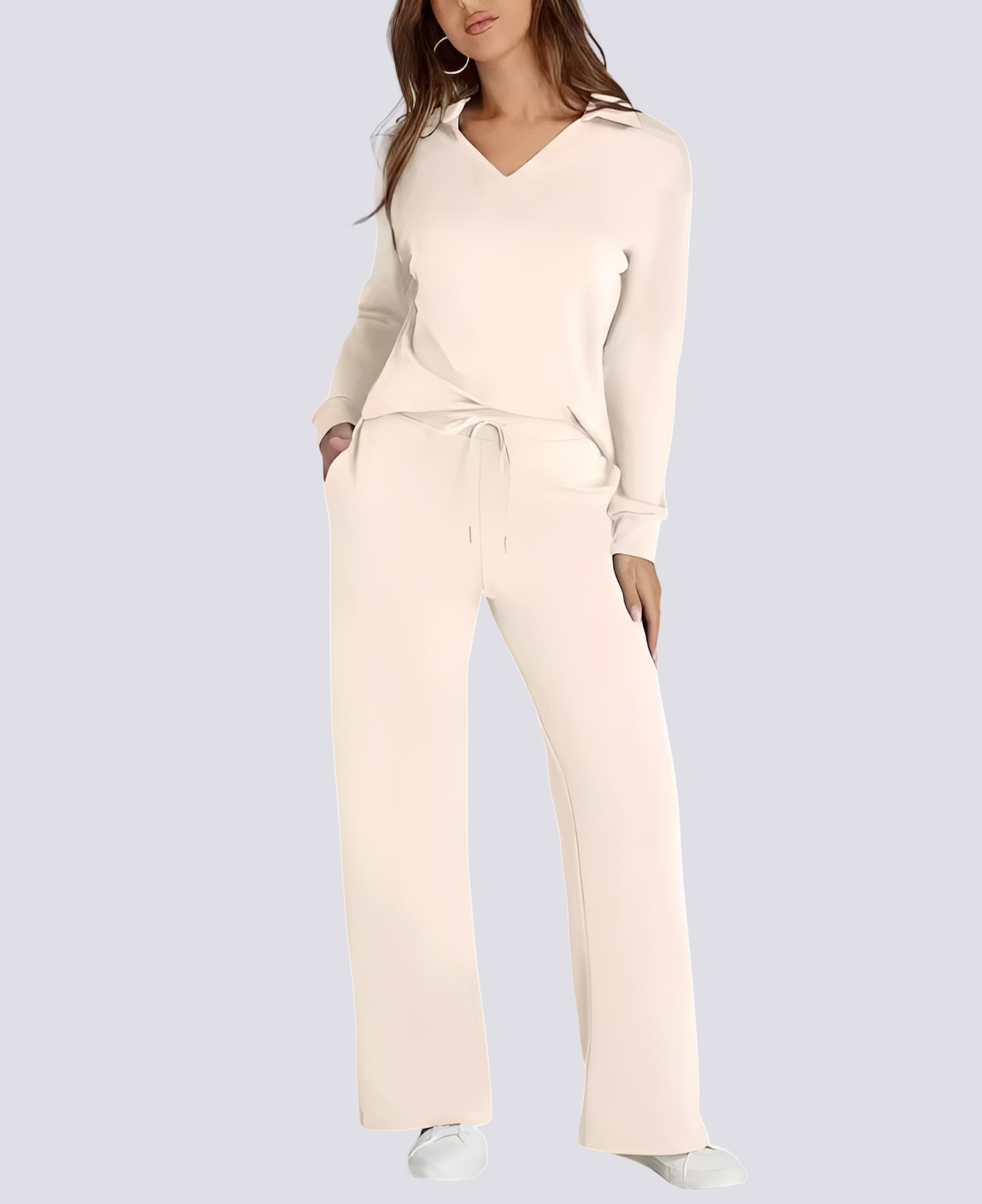 Bella - Cozy V-neck Stretch Set