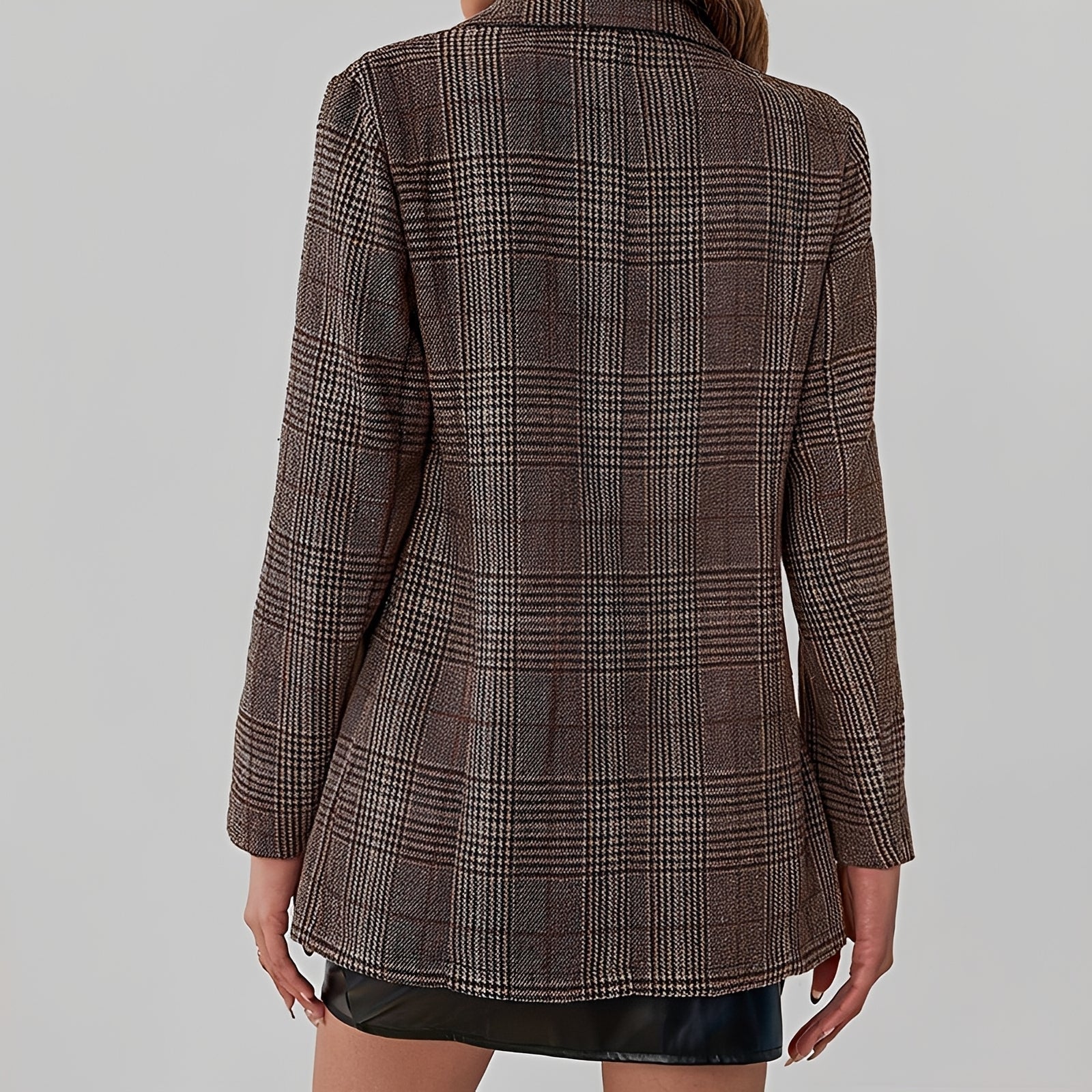 Eshal - Chic Checkered Blazer
