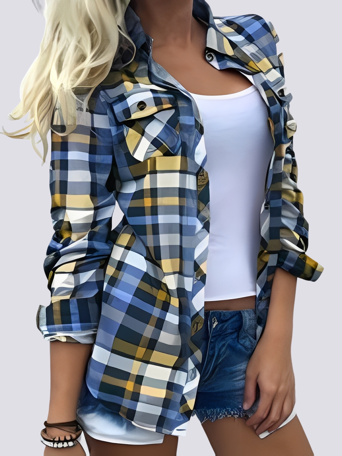 Charlotte - Bold Long-Sleeved Shirt