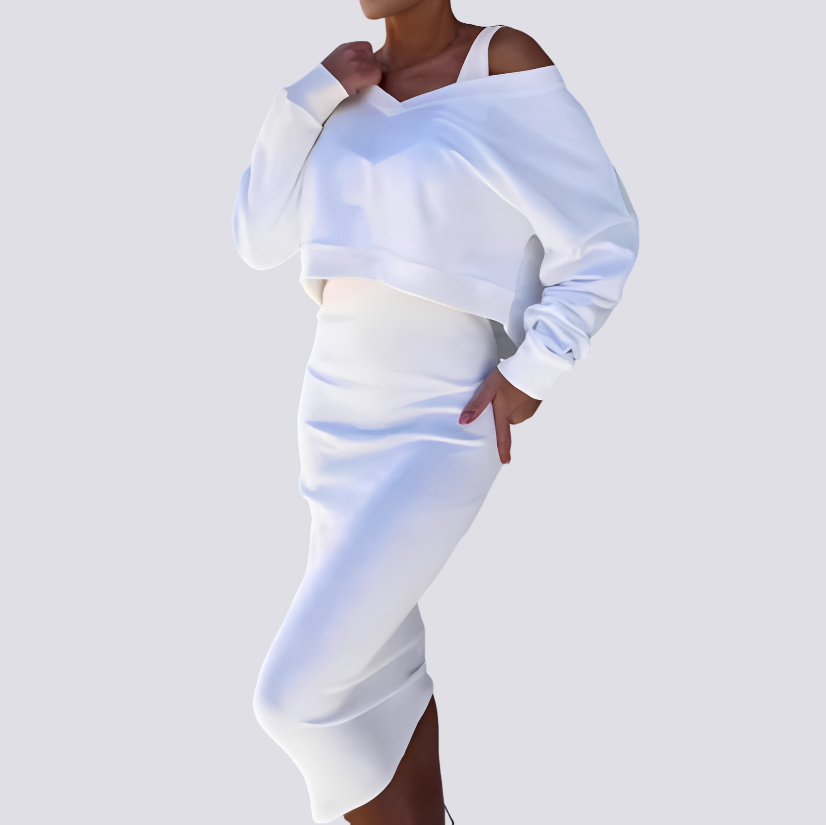 Elsie - Trendy Two-Piece Dress Set