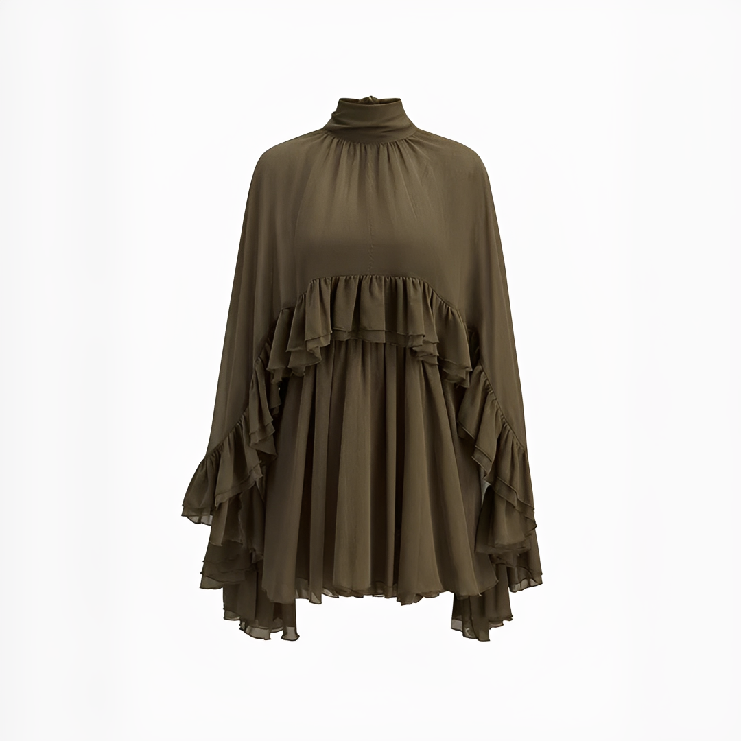 Zhuchin - Refined dress with ruffles