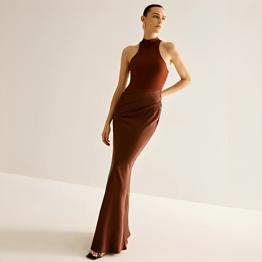 Shyanne - Stylish Slim Maxi Dress