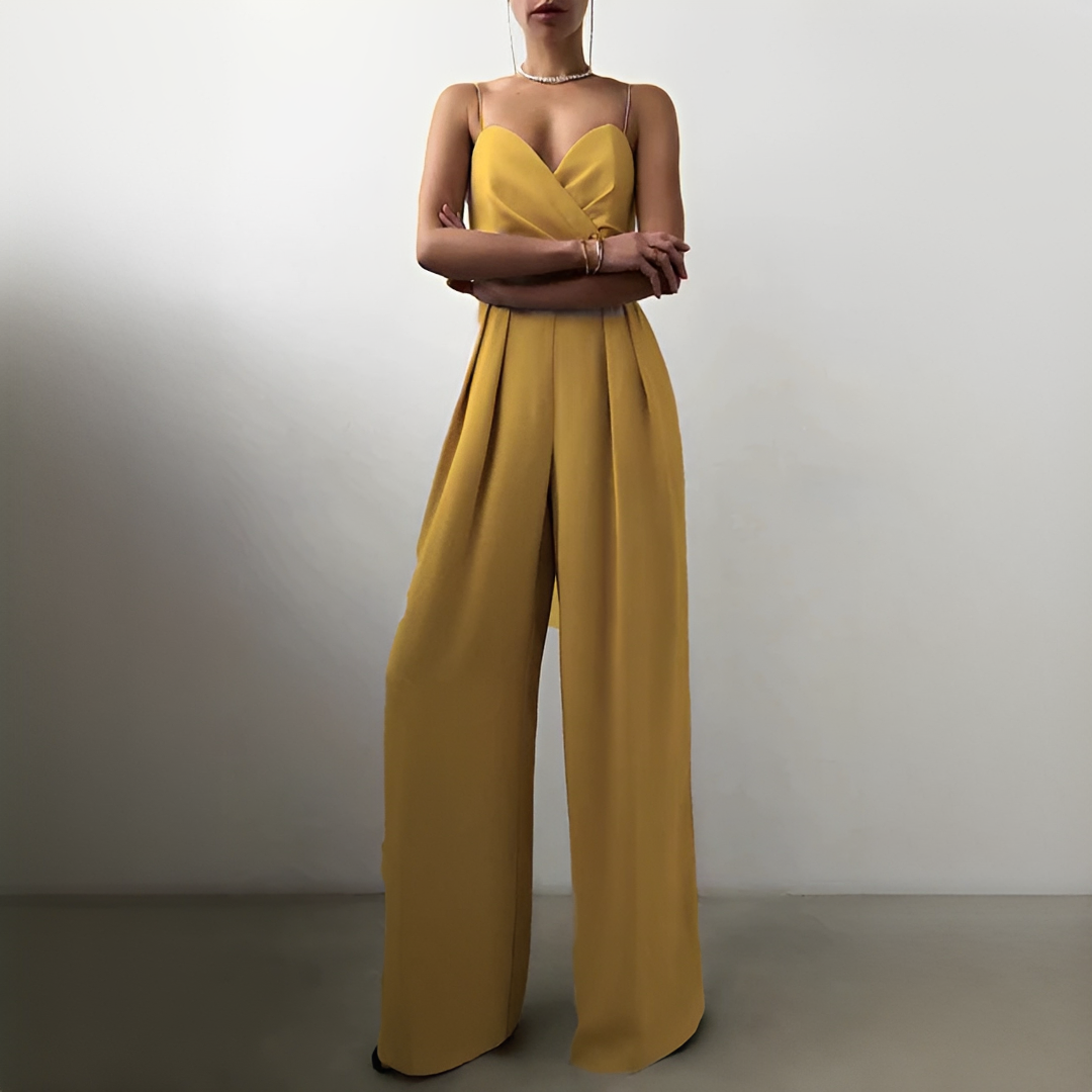 Glysha - Stylish wide-leg jumpsuit for women