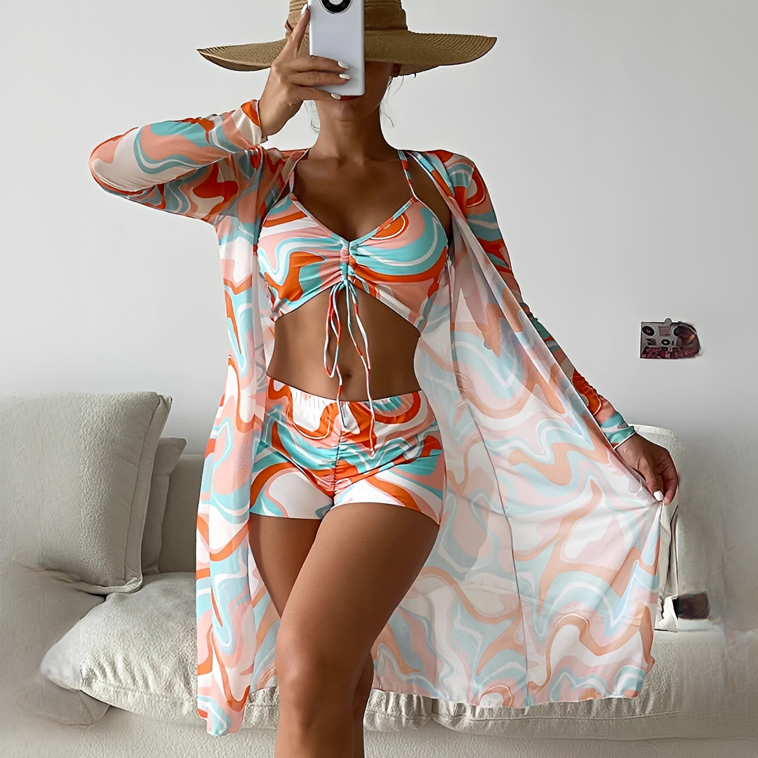 Elza - Stylish Three-Piece Swimwear Set
